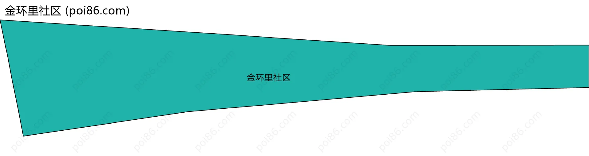 金环里社区边界地图