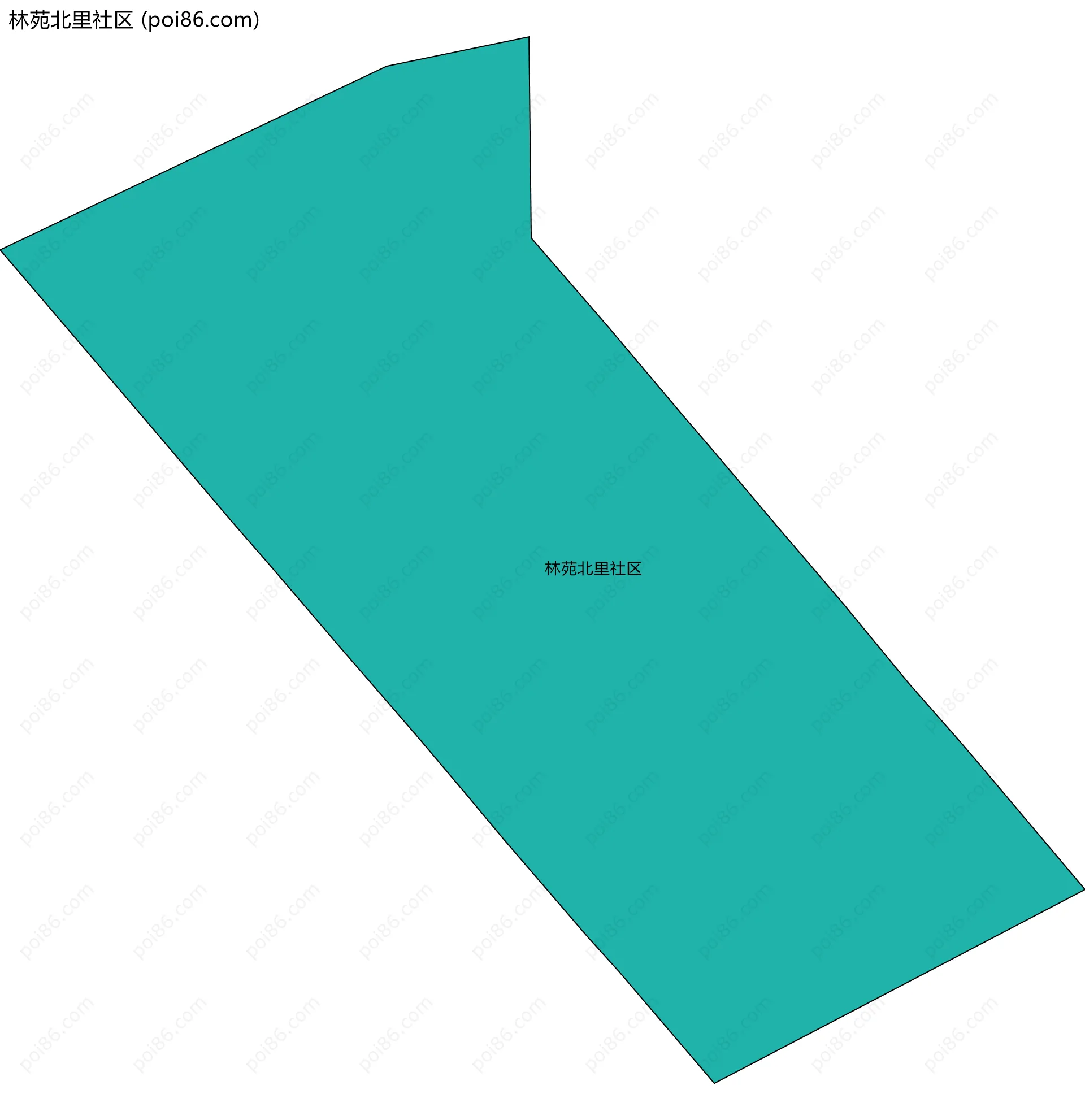 林苑北里社区边界地图