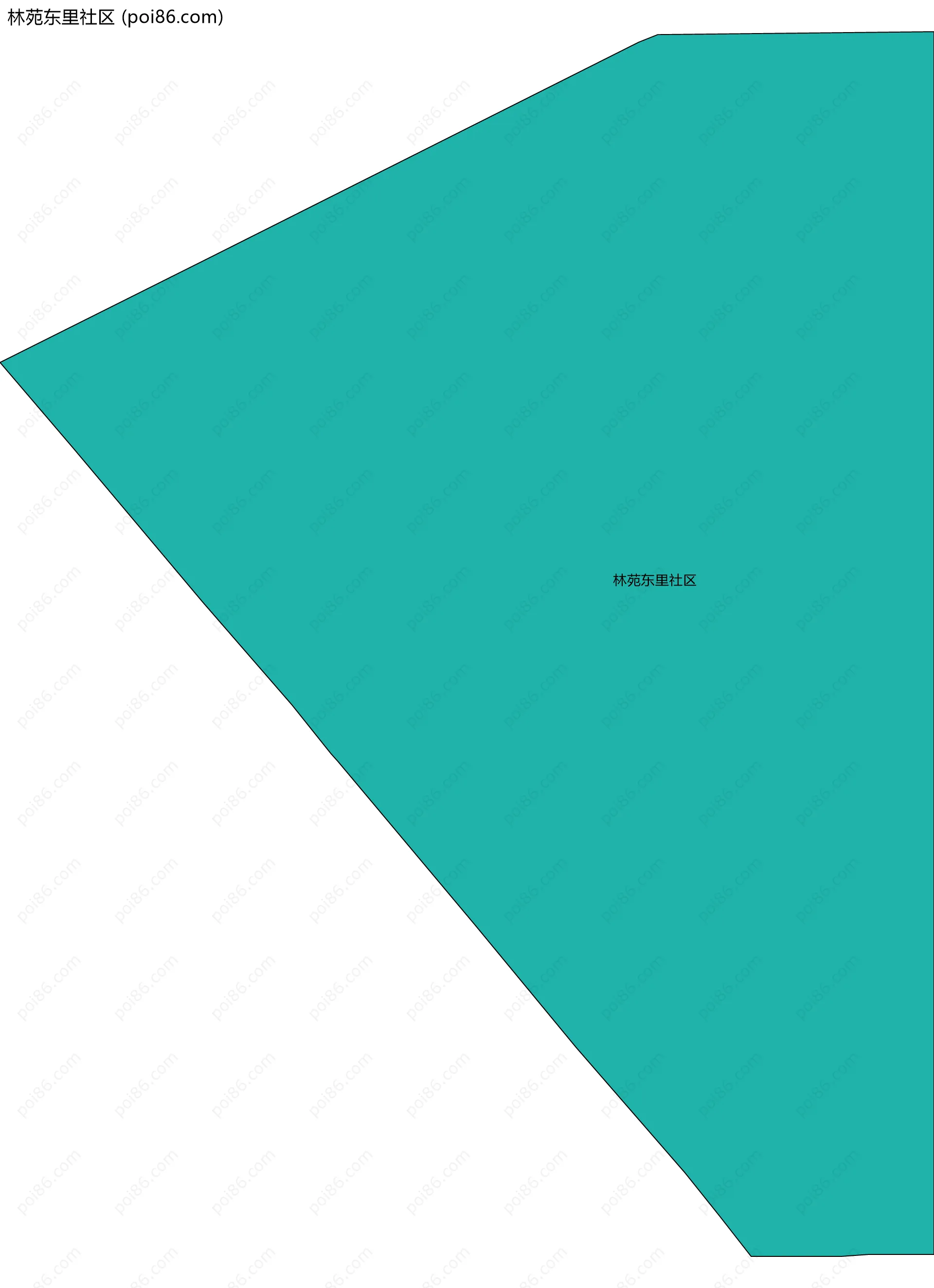 林苑东里社区边界地图