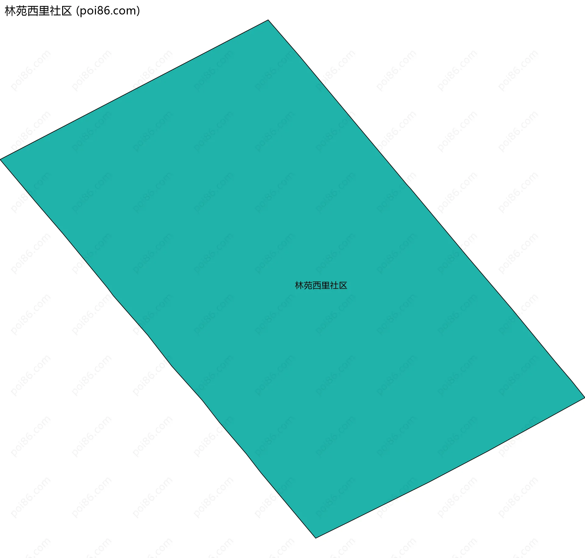 林苑西里社区边界地图