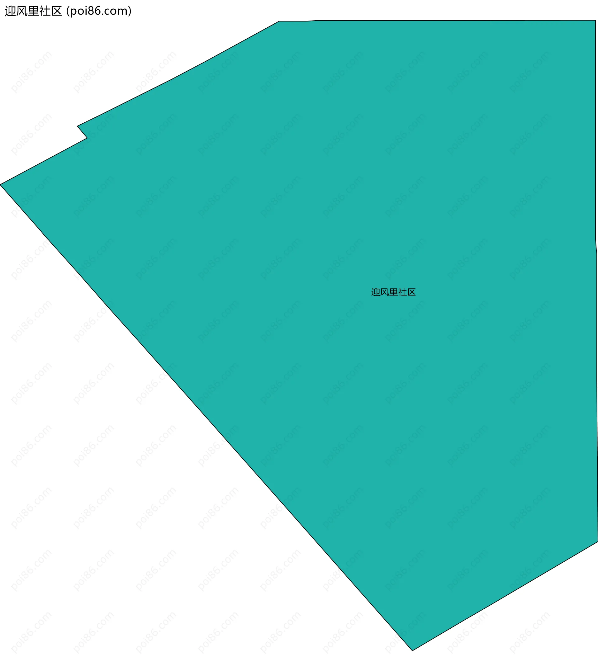 迎风里社区边界地图