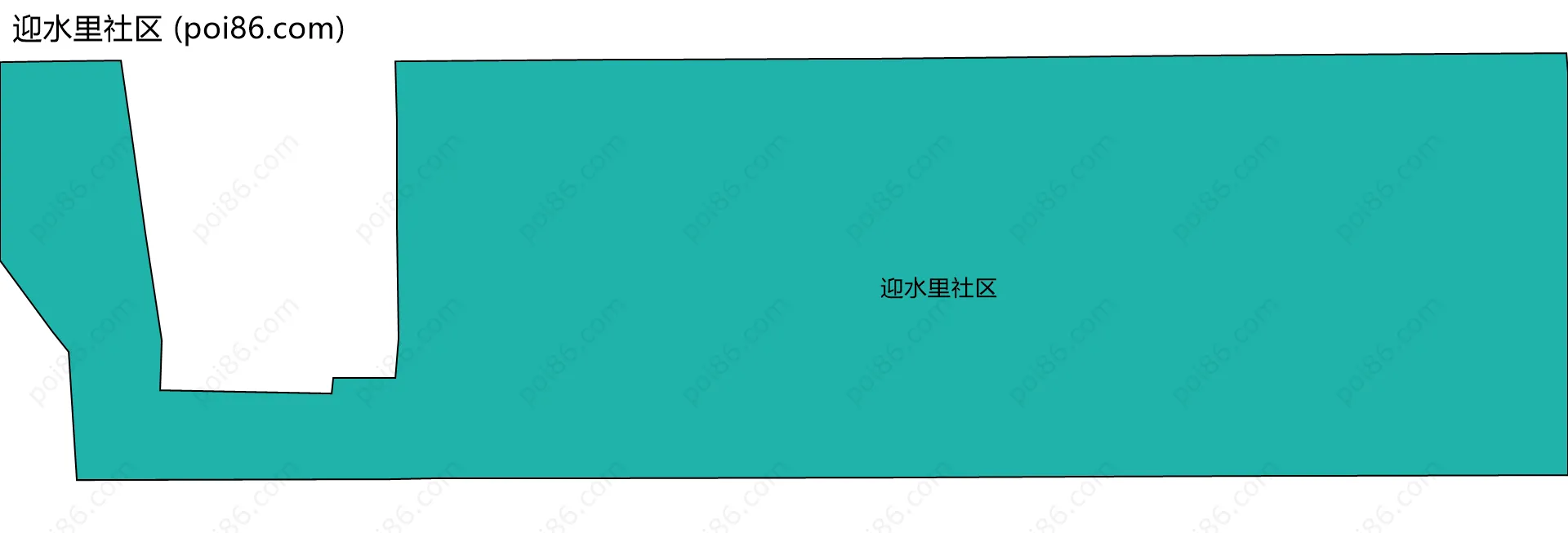 迎水里社区边界地图