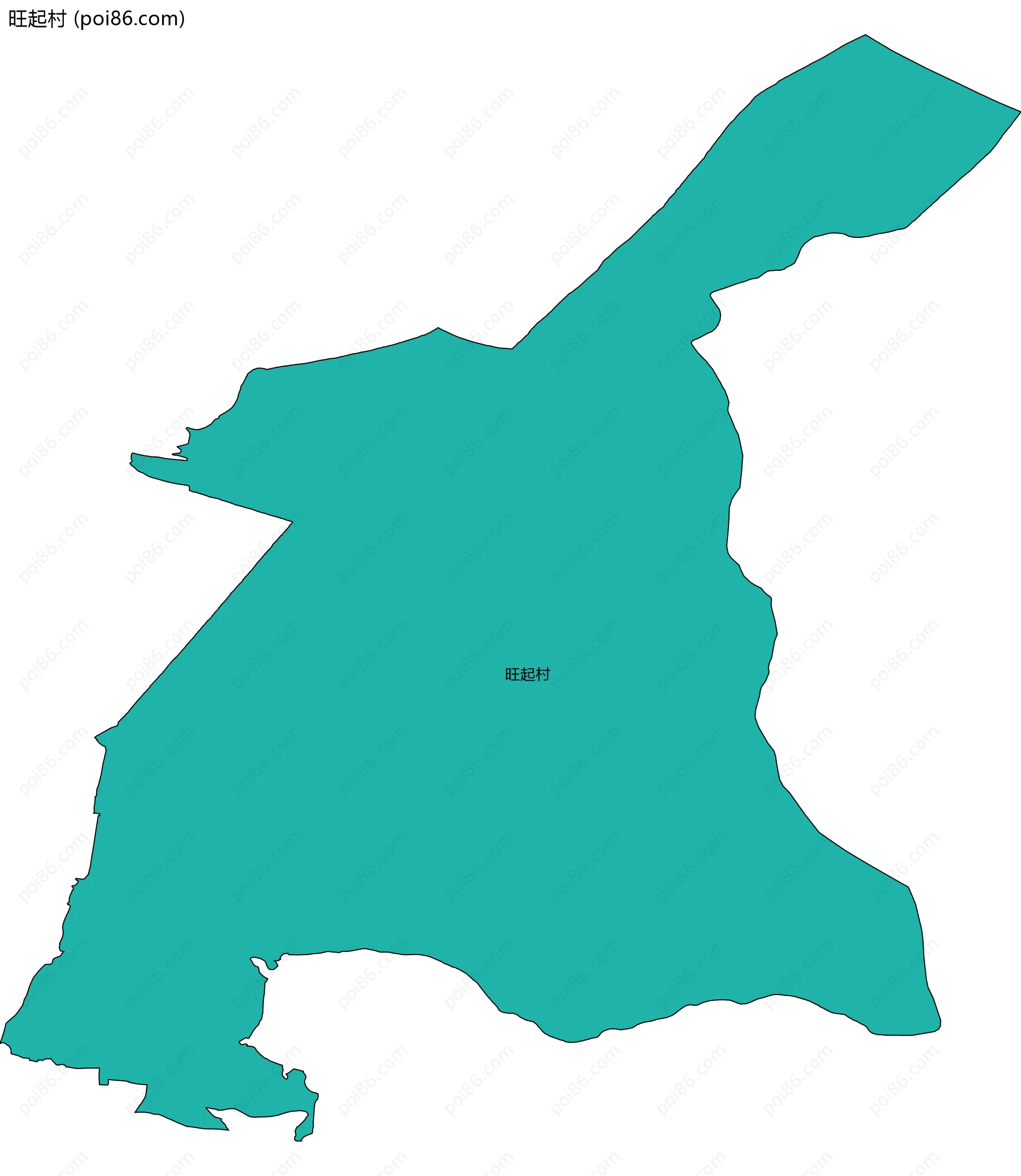 旺起村边界地图