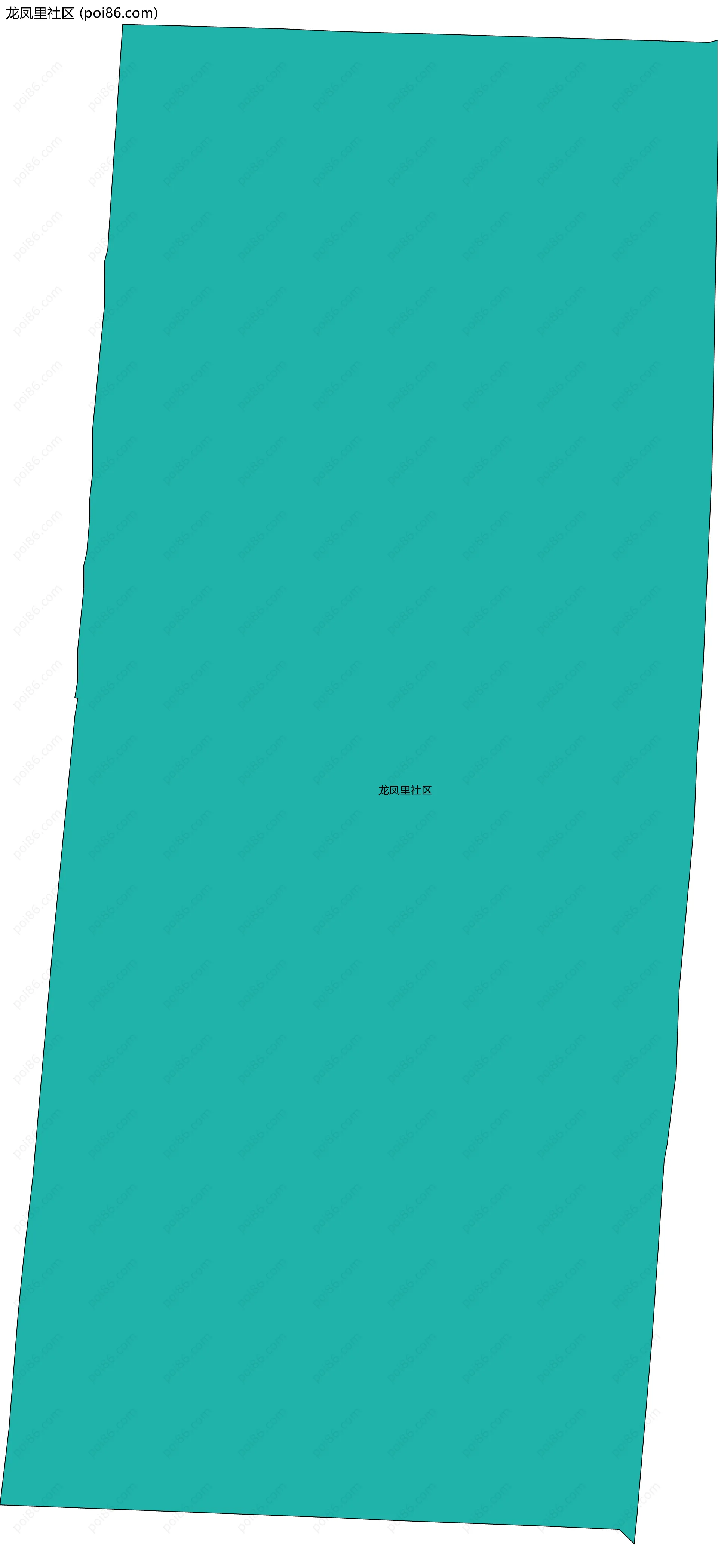 龙凤里社区边界地图