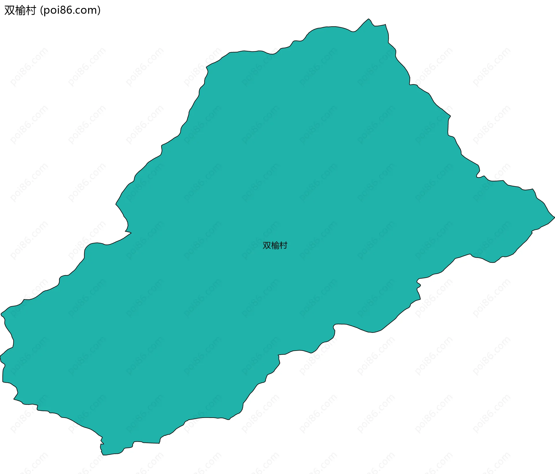 双榆村边界地图