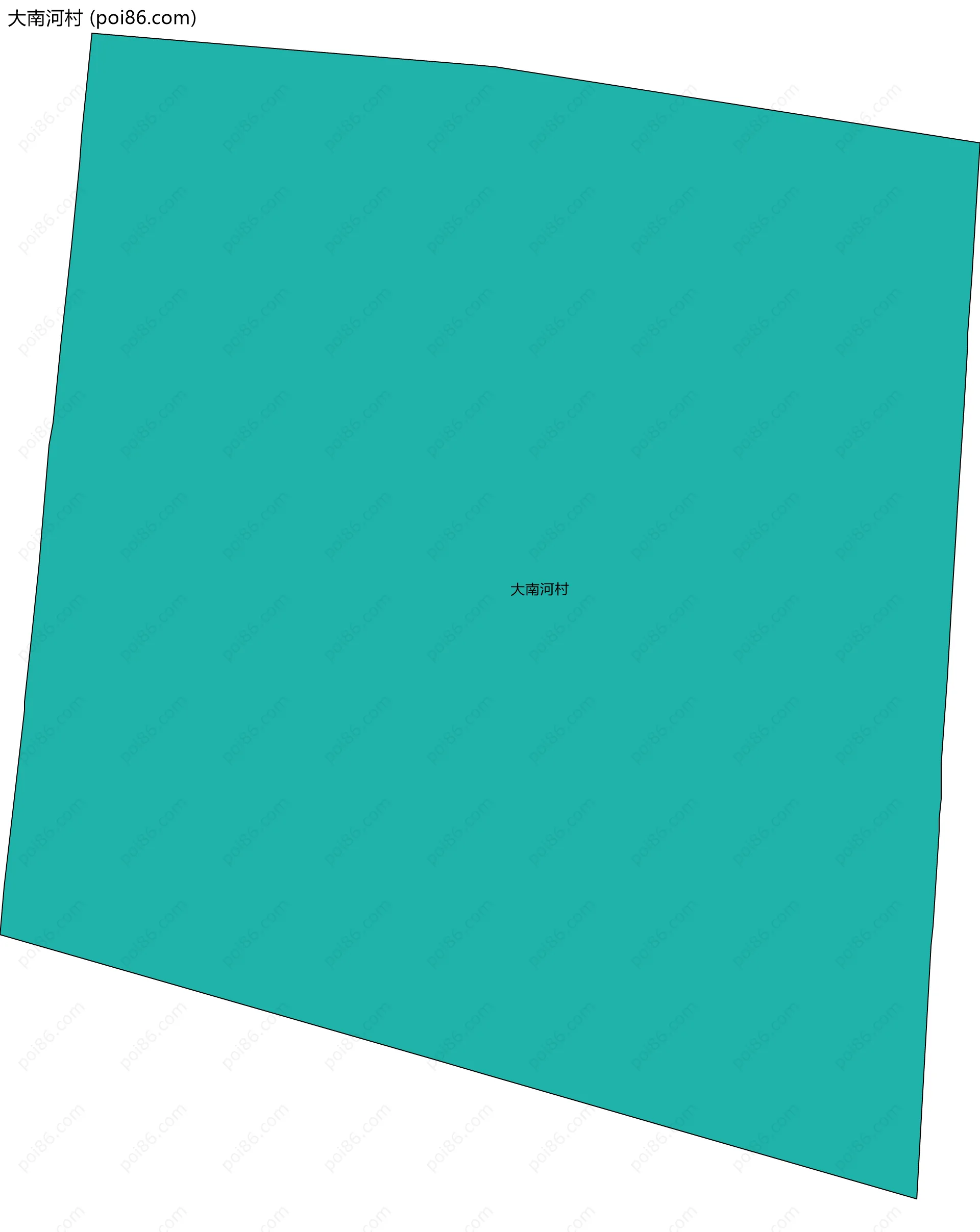 大南河村边界地图