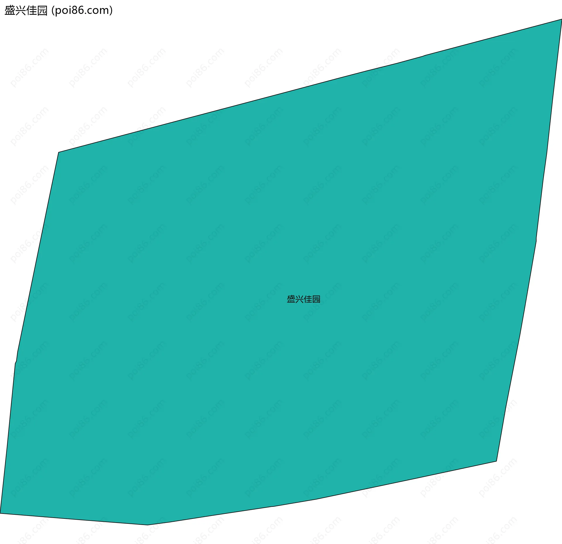 盛兴佳园边界地图