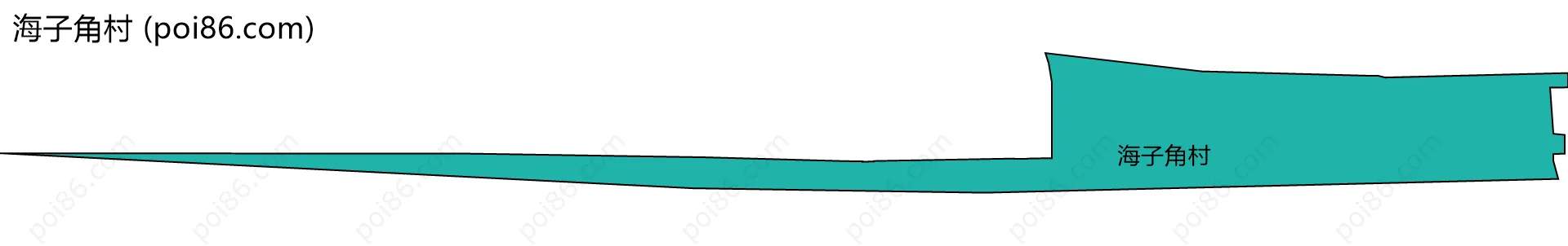 海子角村边界地图