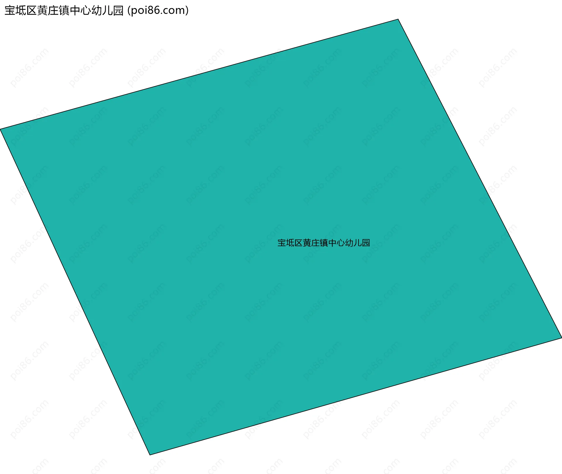 宝坻区黄庄镇中心幼儿园边界地图