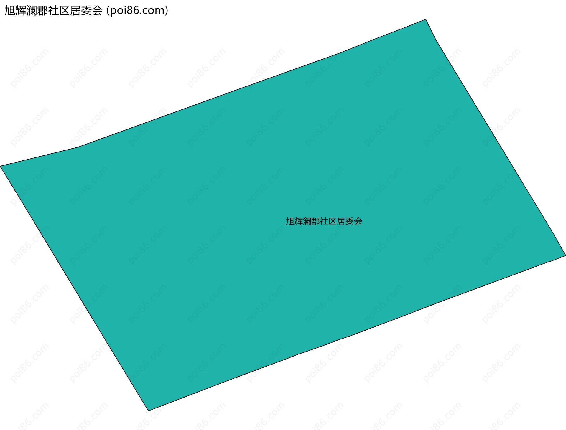 旭辉澜郡社区居委会边界地图