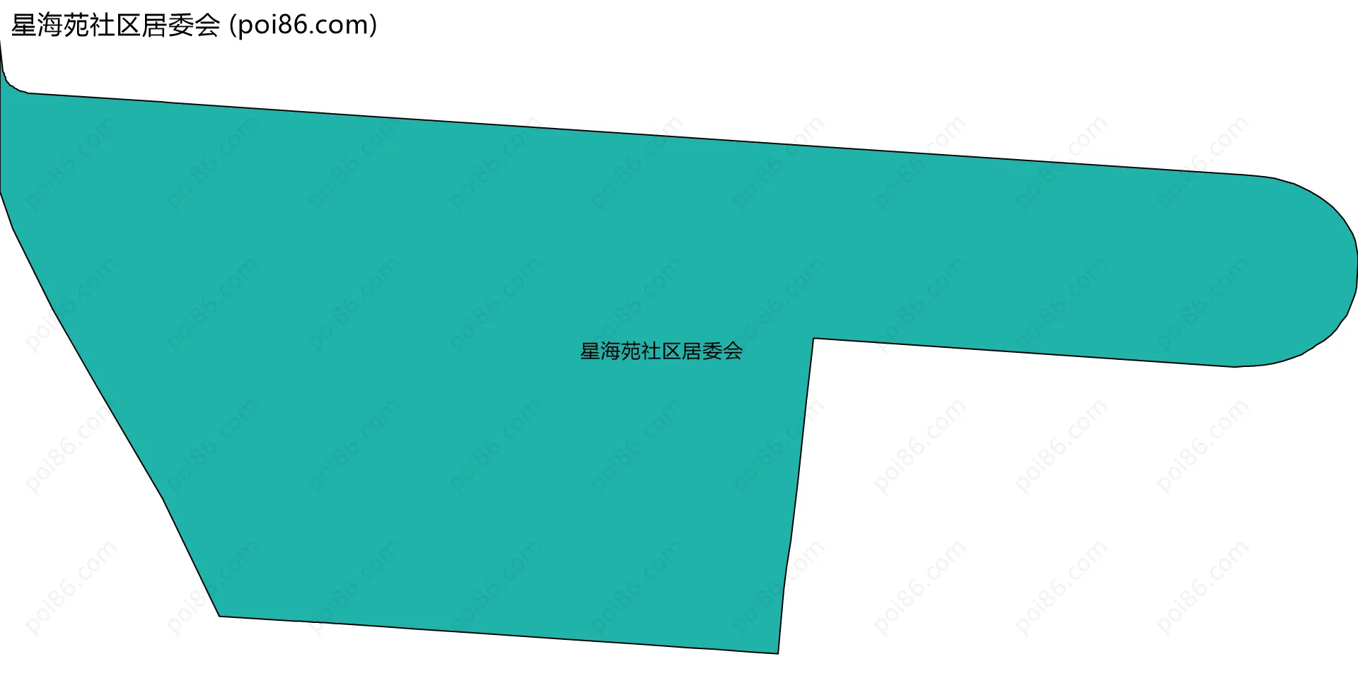 星海苑社区居委会边界地图
