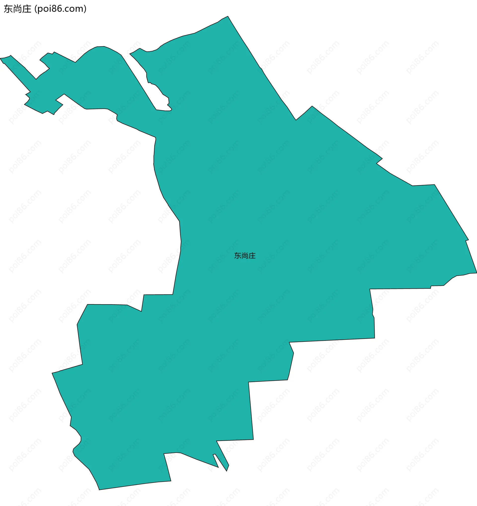 东尚庄边界地图