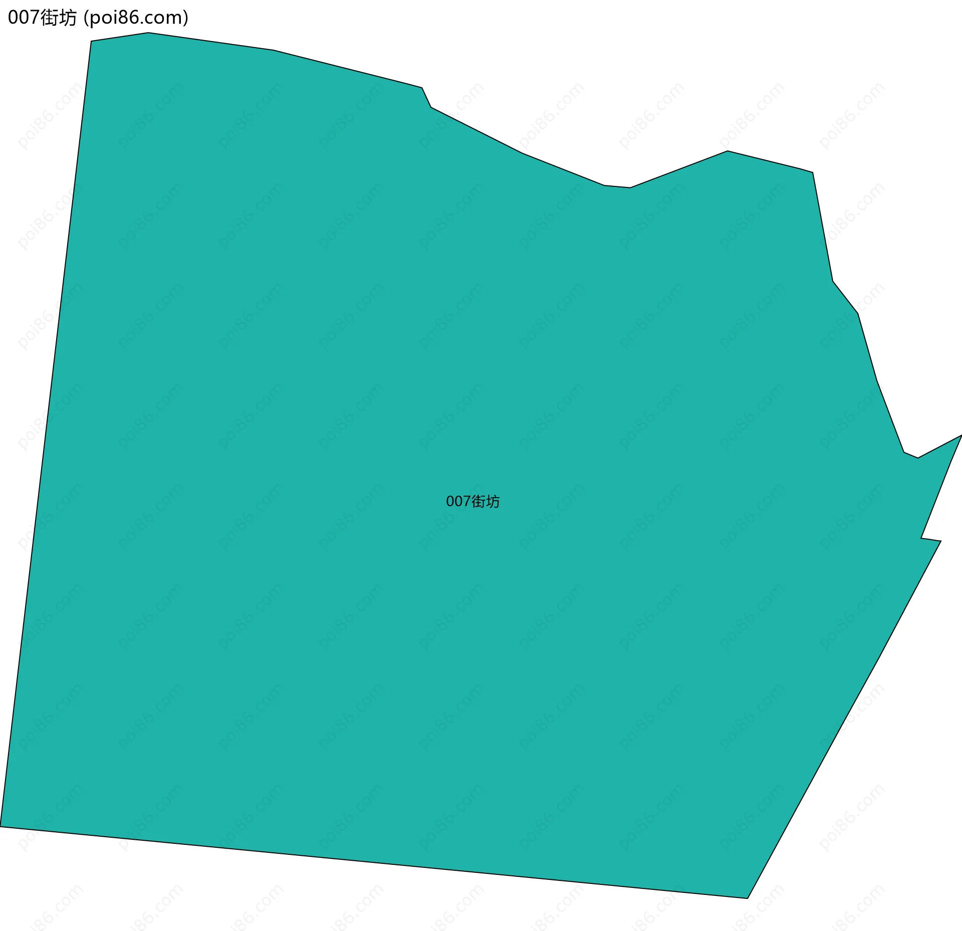007街坊边界地图