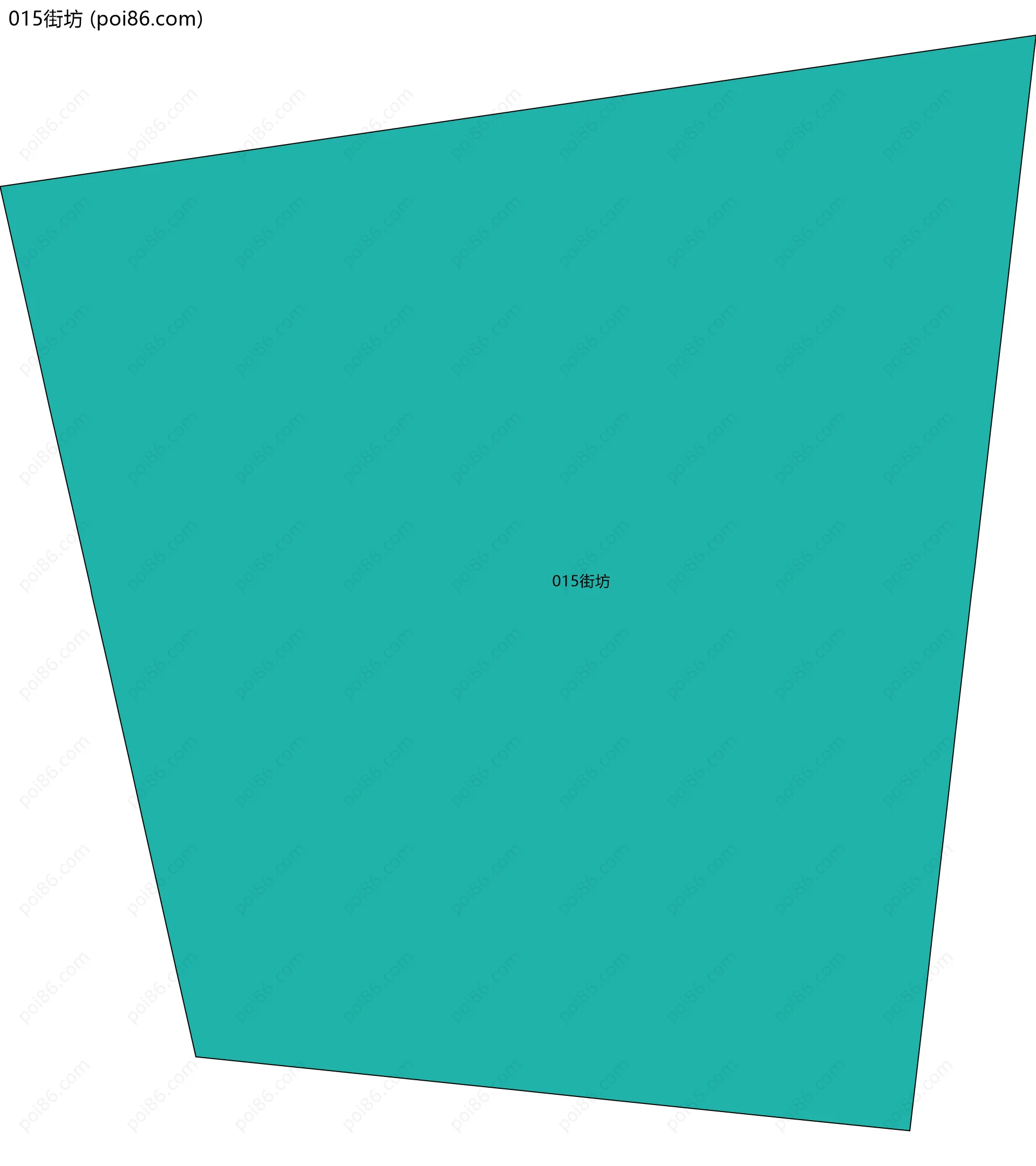 015街坊边界地图