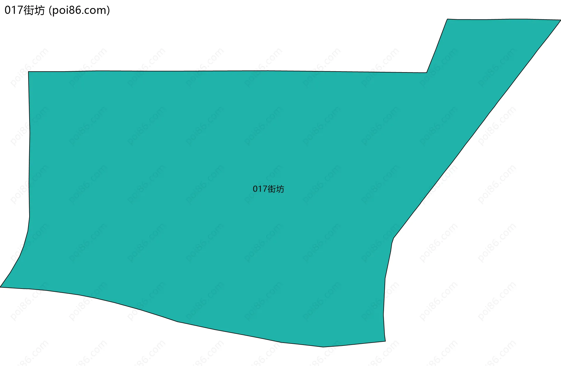 017街坊边界地图