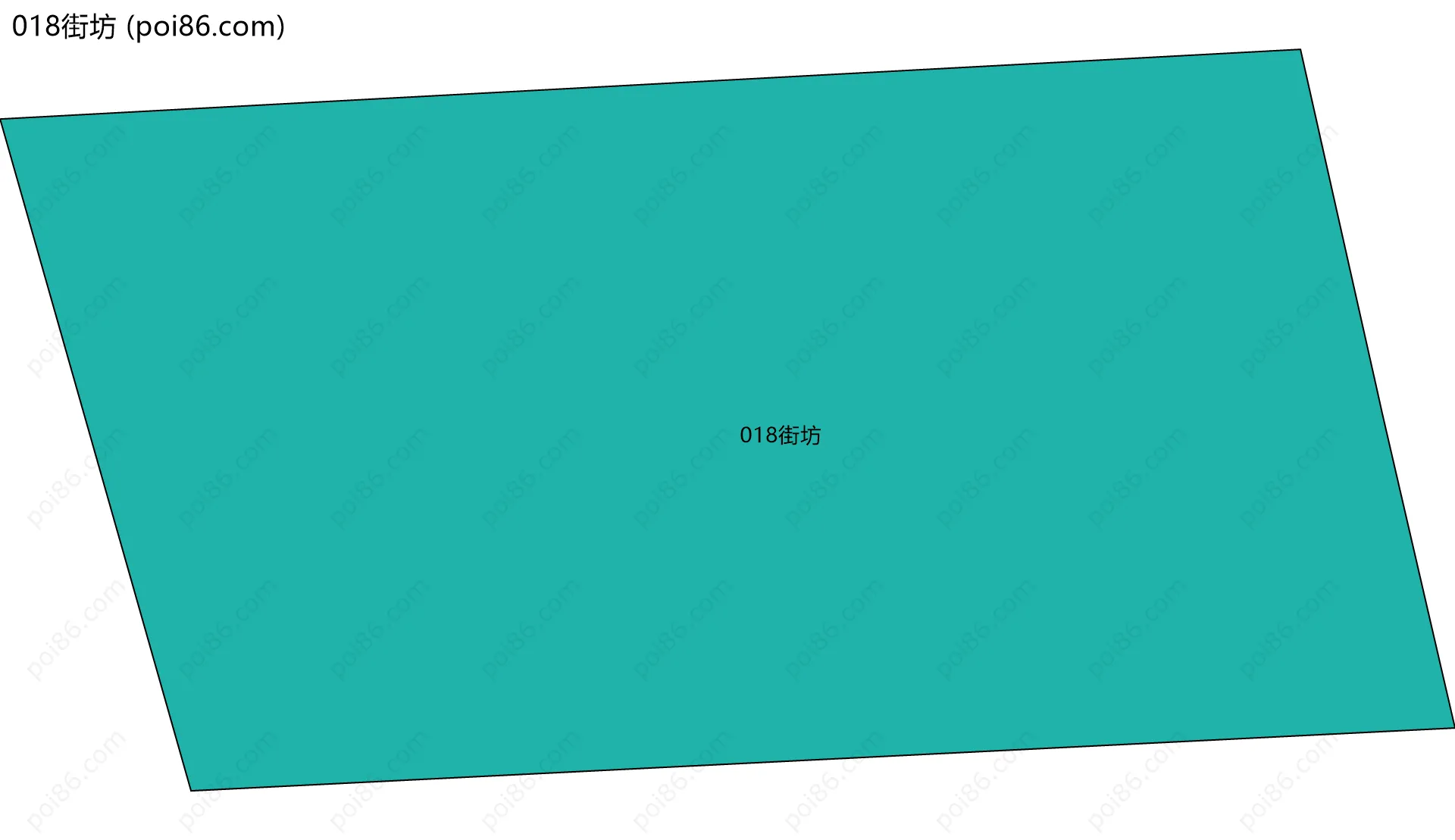 018街坊边界地图