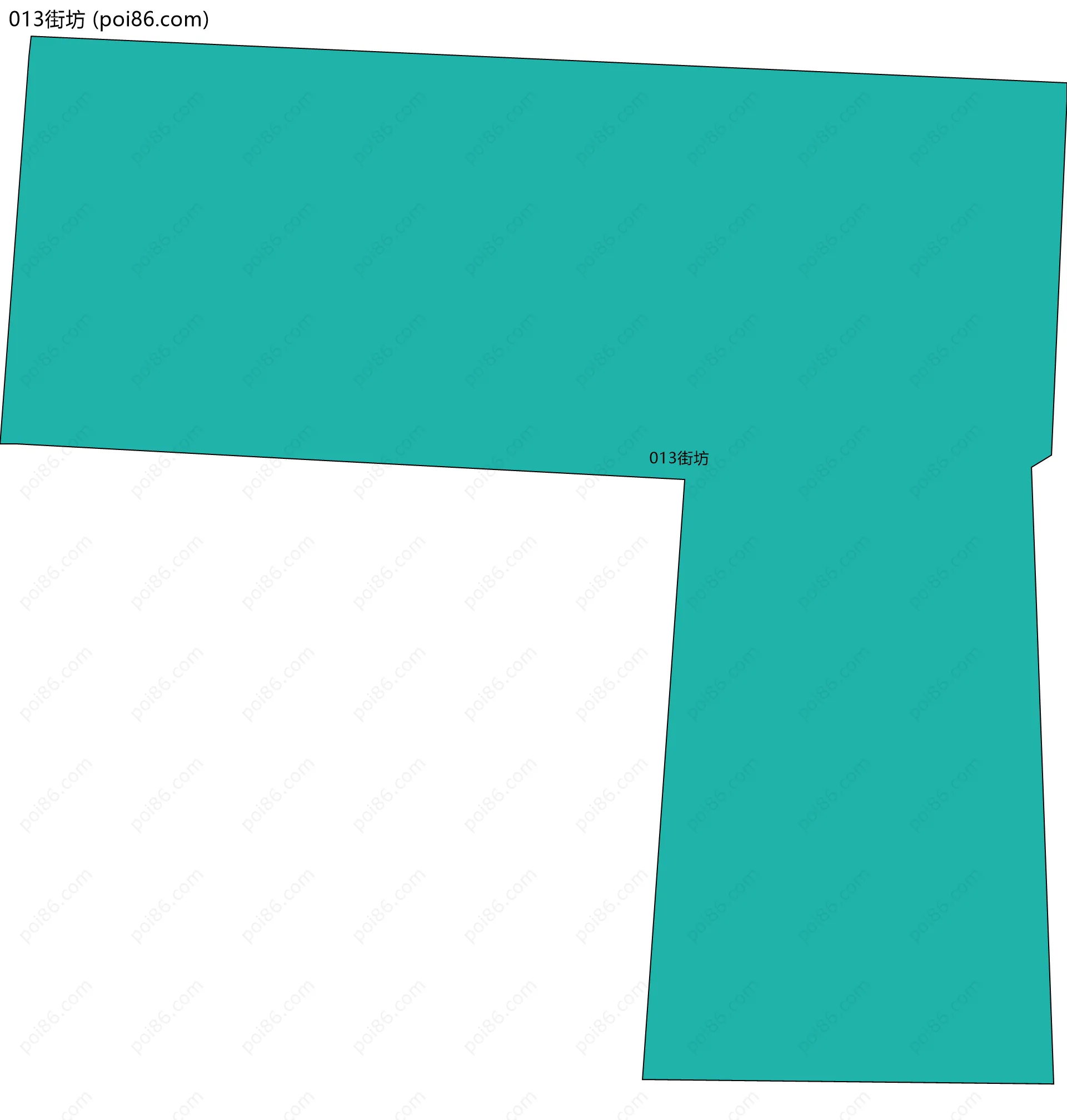 013街坊边界地图