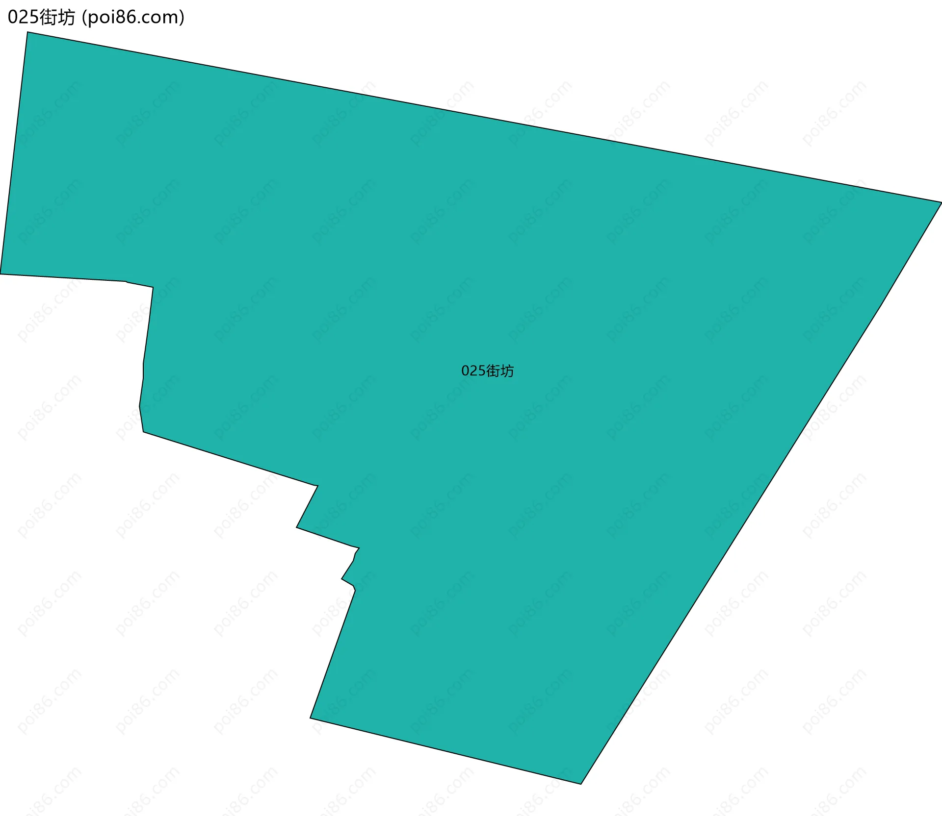 025街坊边界地图