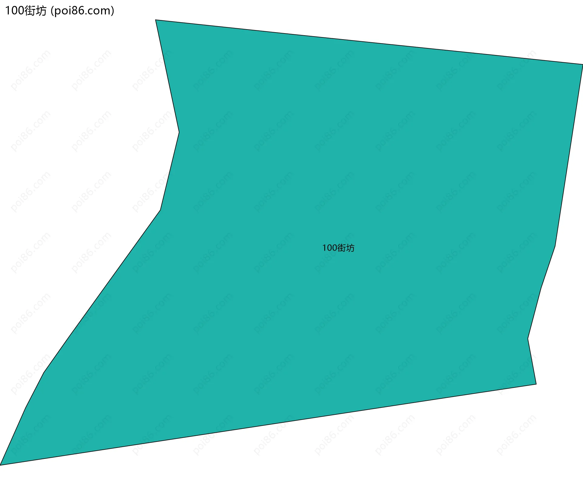 100街坊边界地图