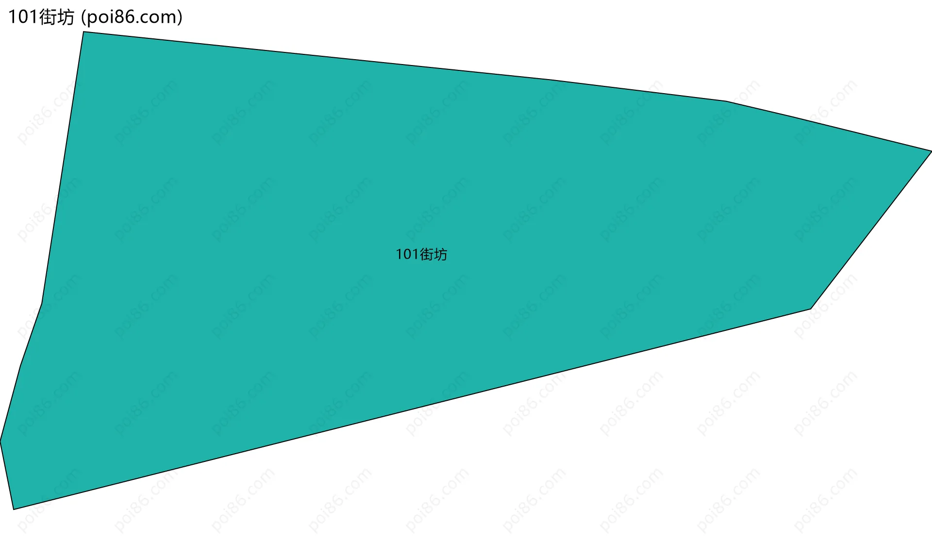 101街坊边界地图