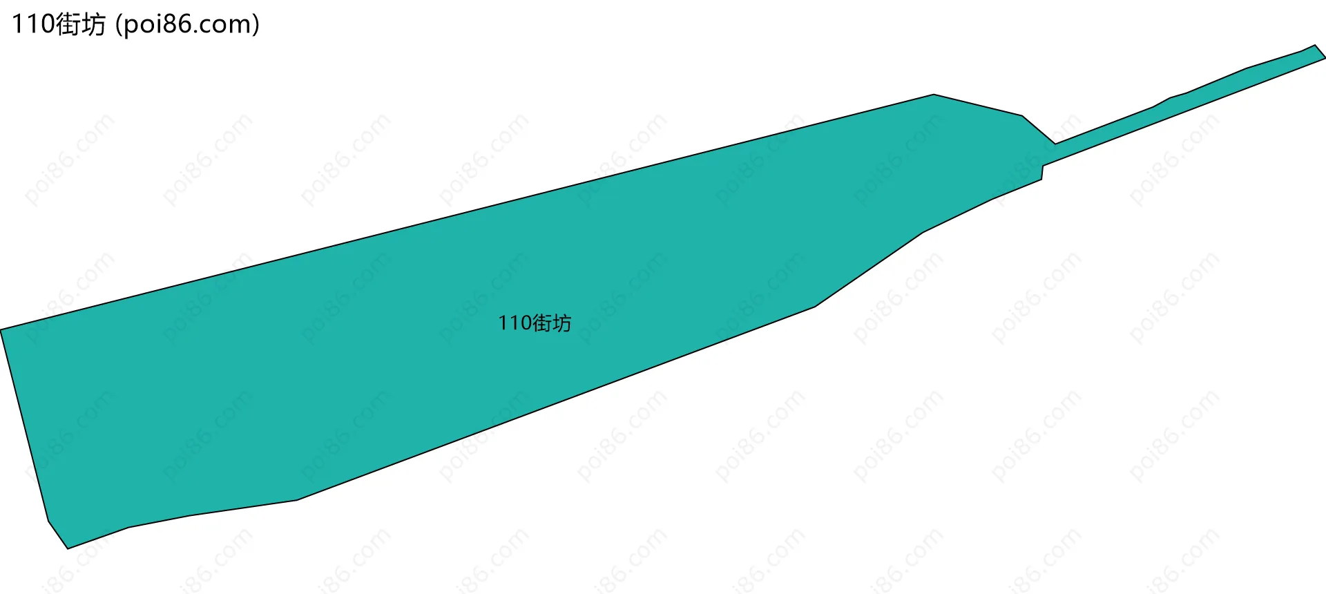 110街坊边界地图