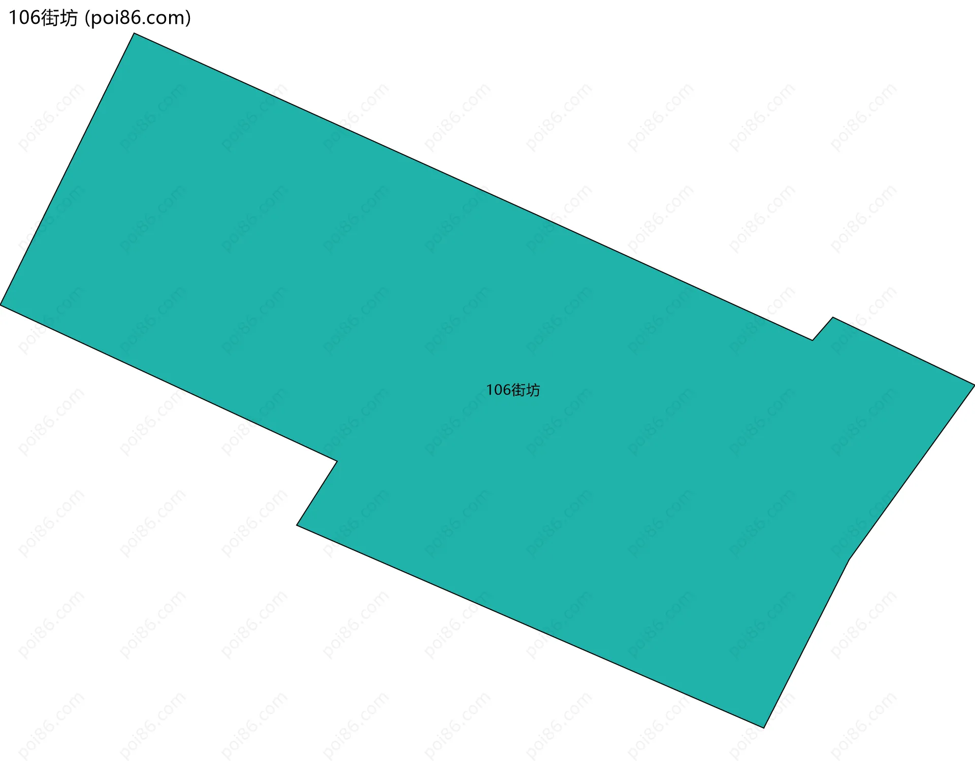 106街坊边界地图