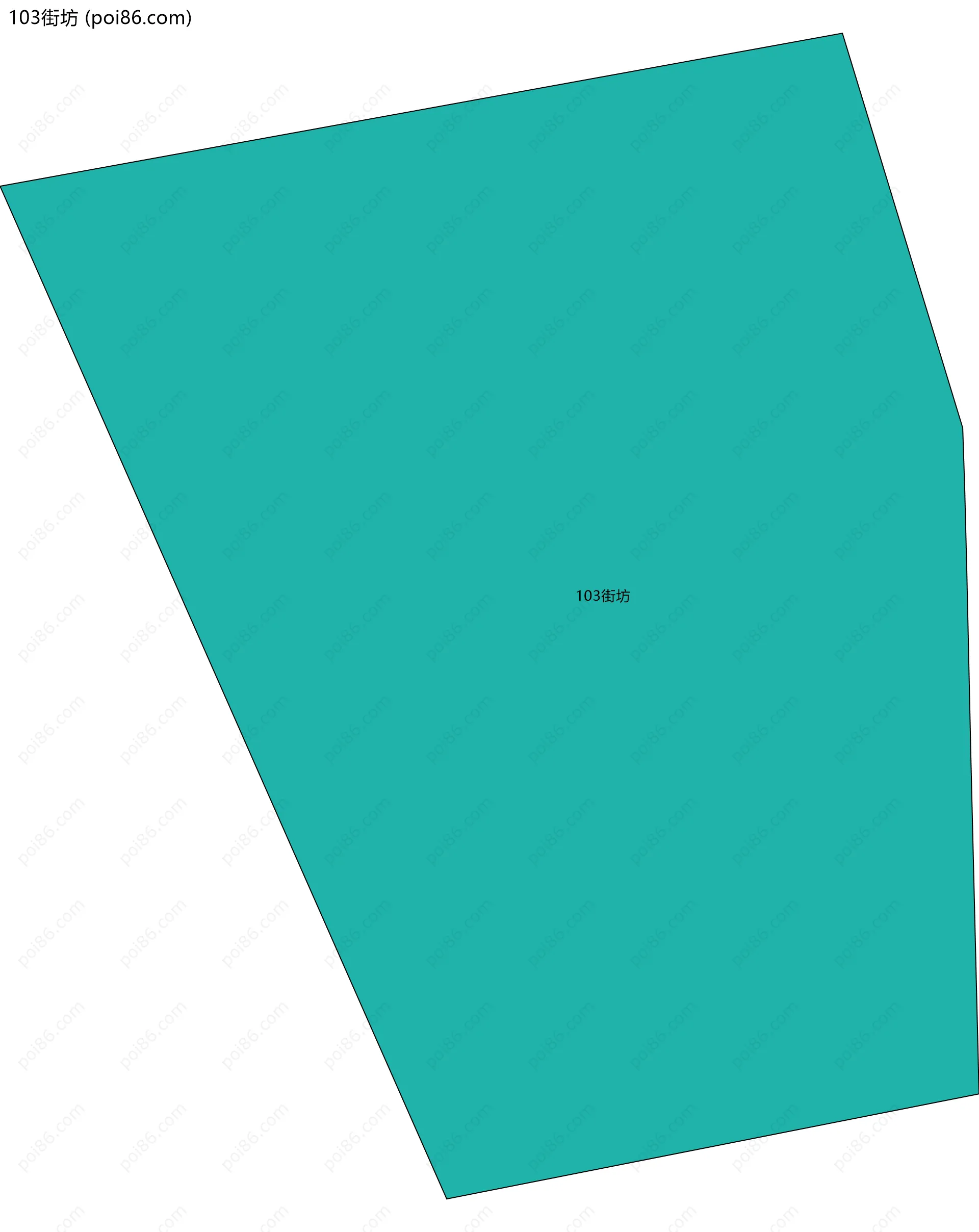 103街坊边界地图