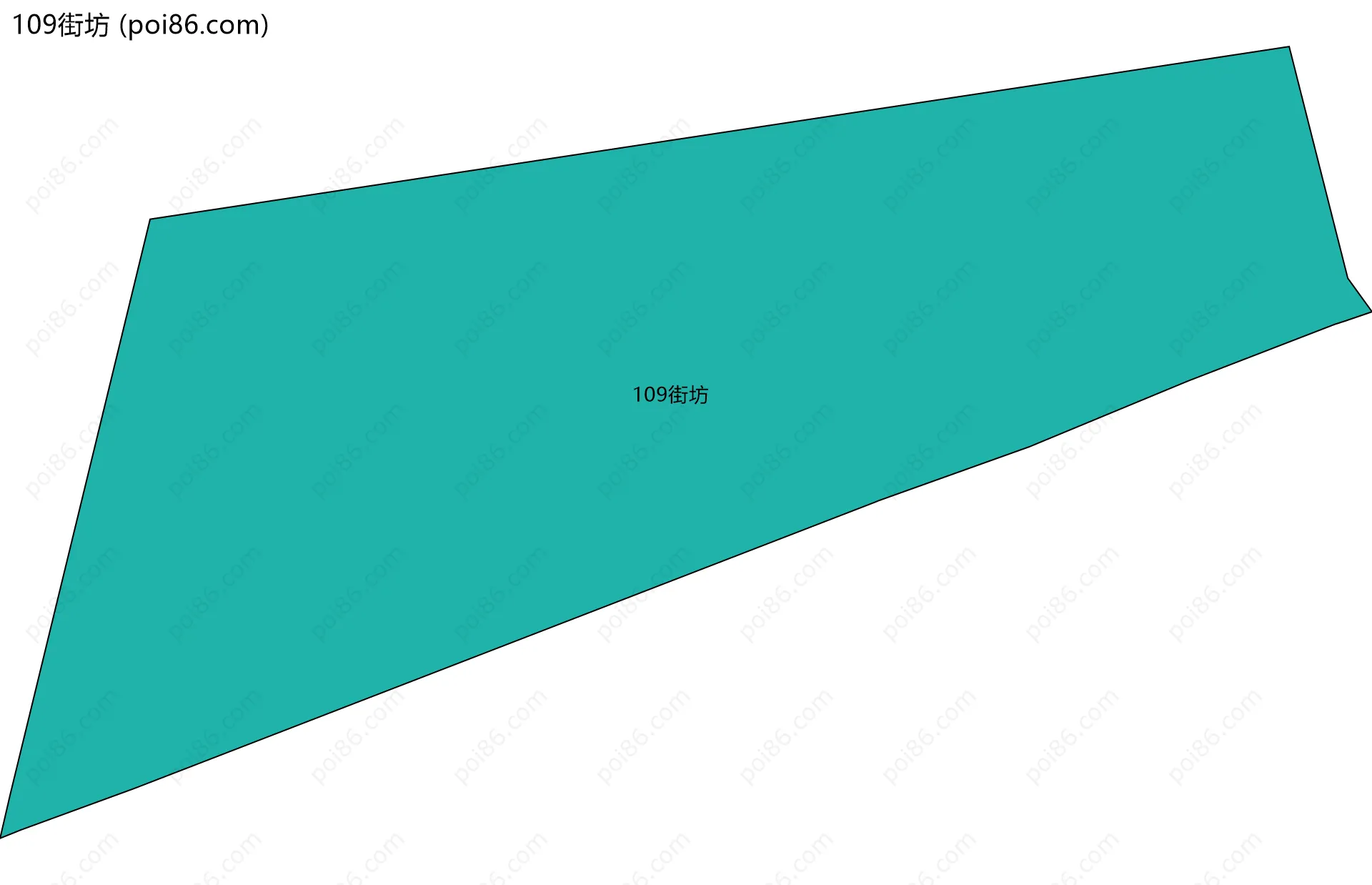 109街坊边界地图