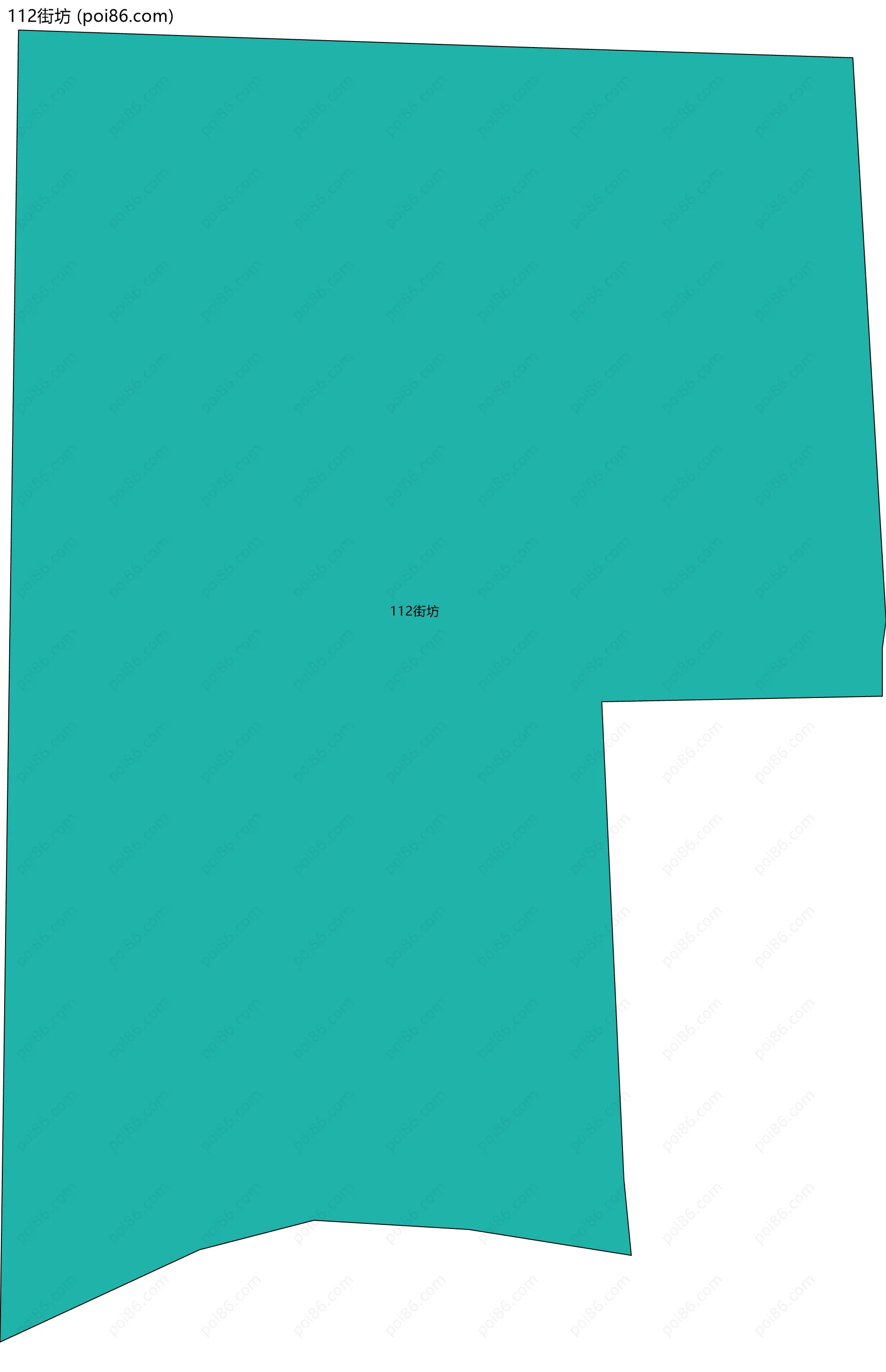 112街坊边界地图