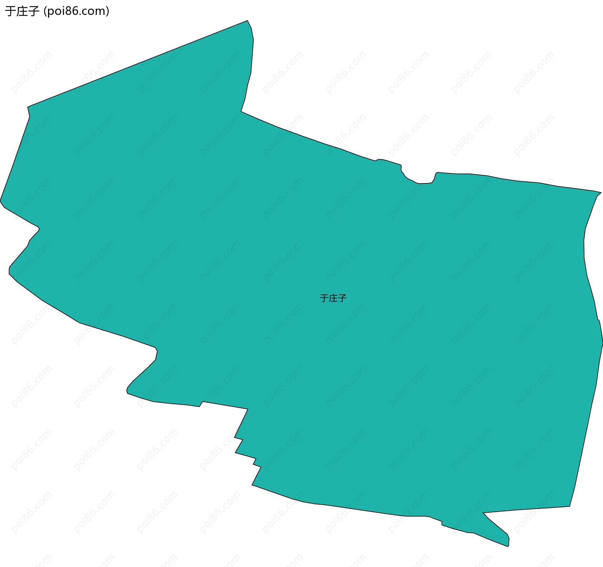 于庄子边界地图
