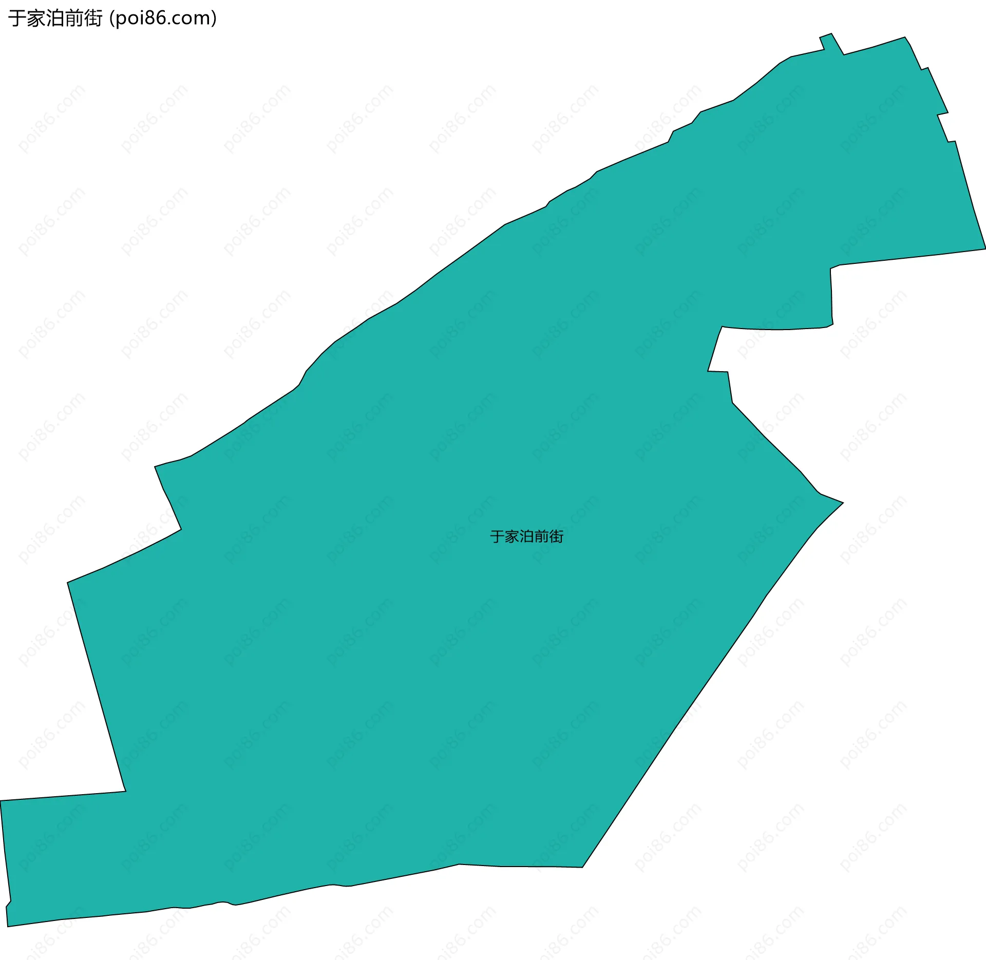 于家泊前街边界地图