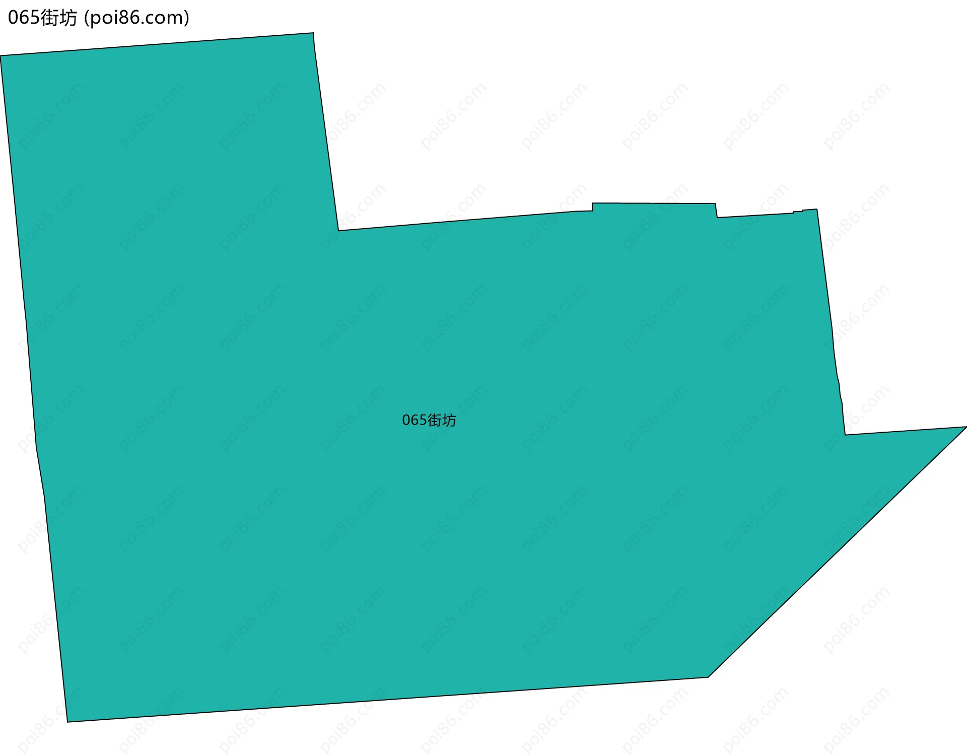 065街坊边界地图