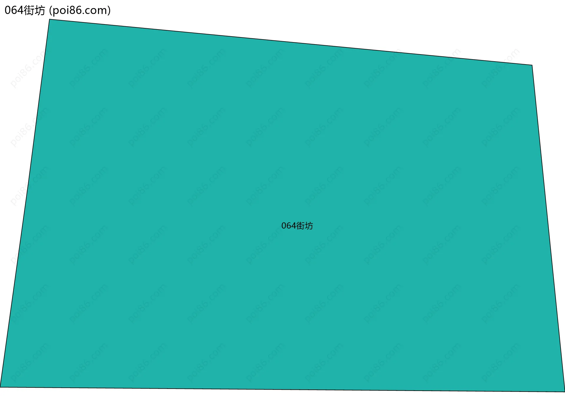 064街坊边界地图
