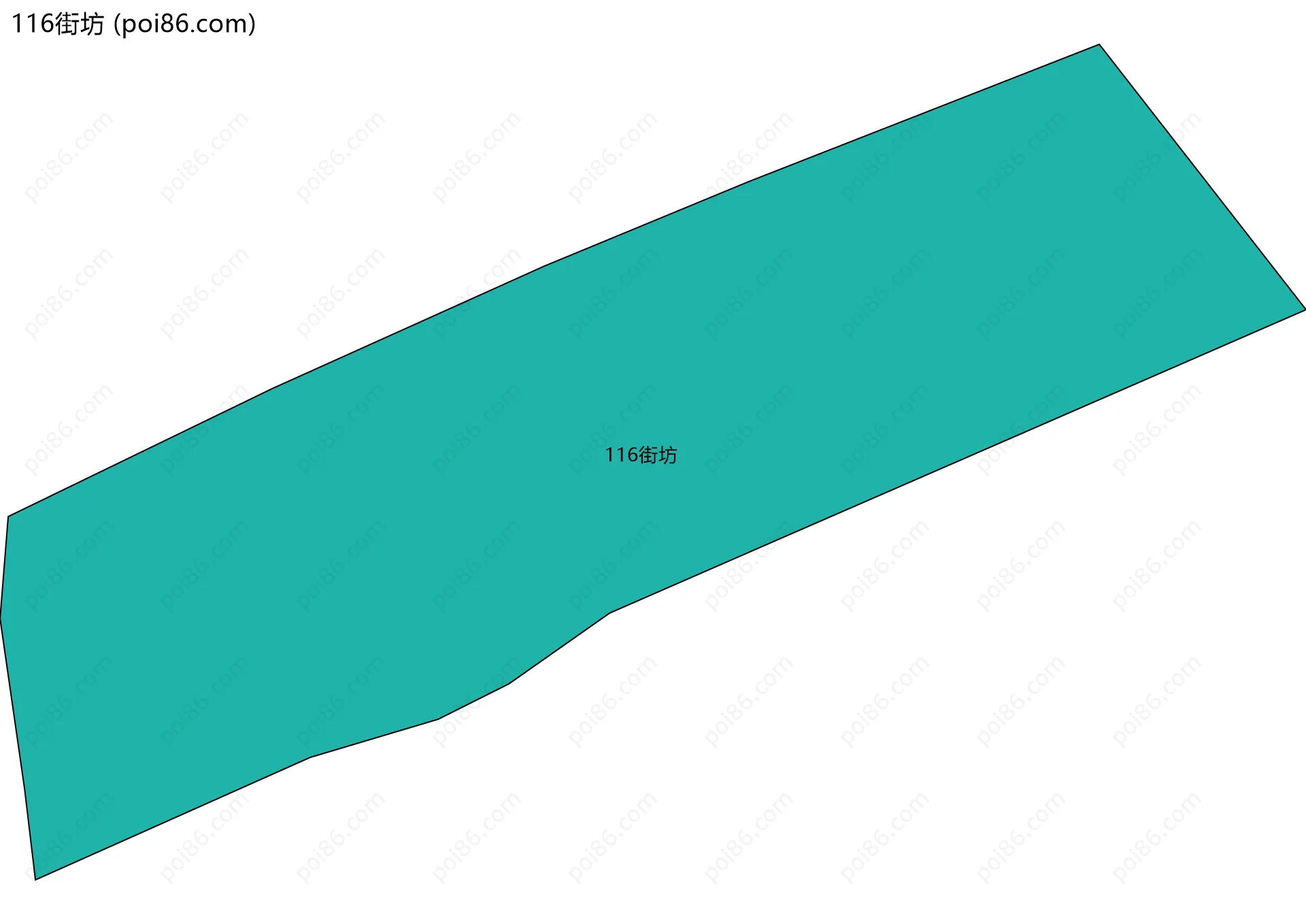 116街坊边界地图