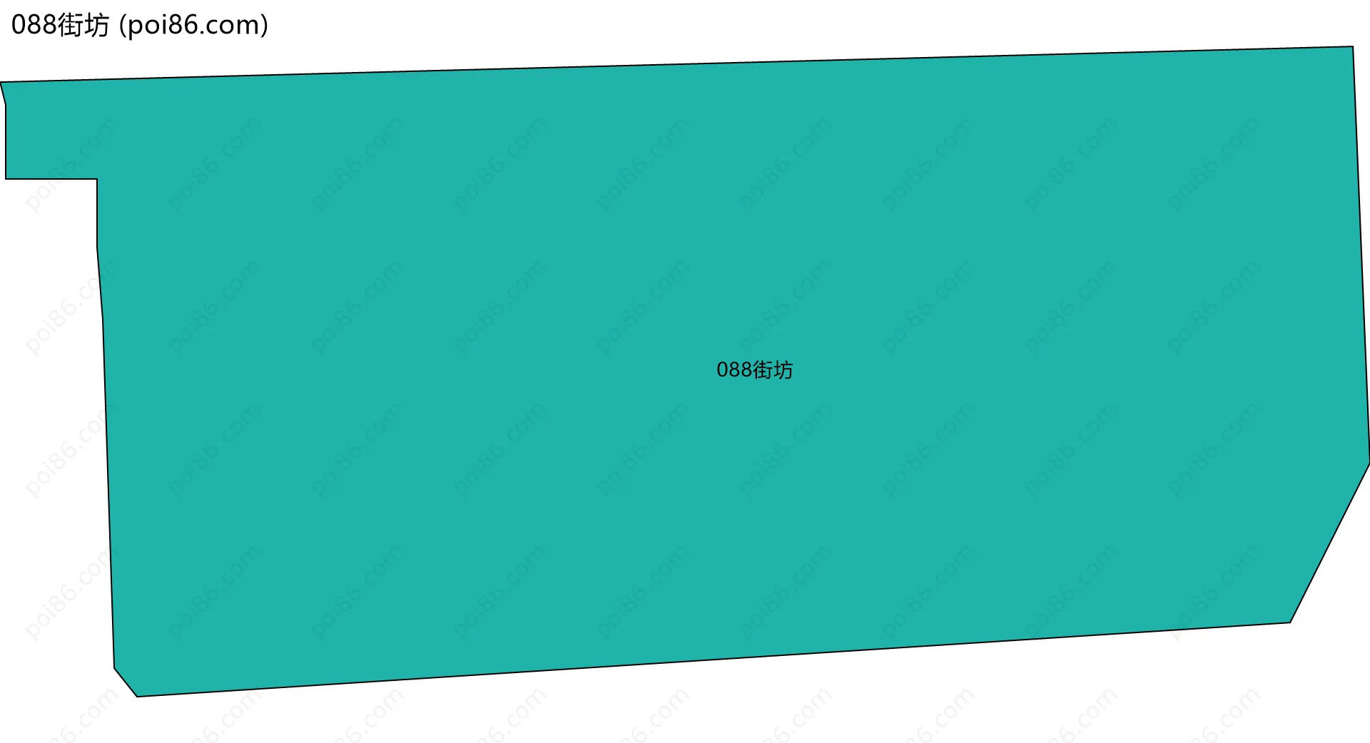 088街坊边界地图