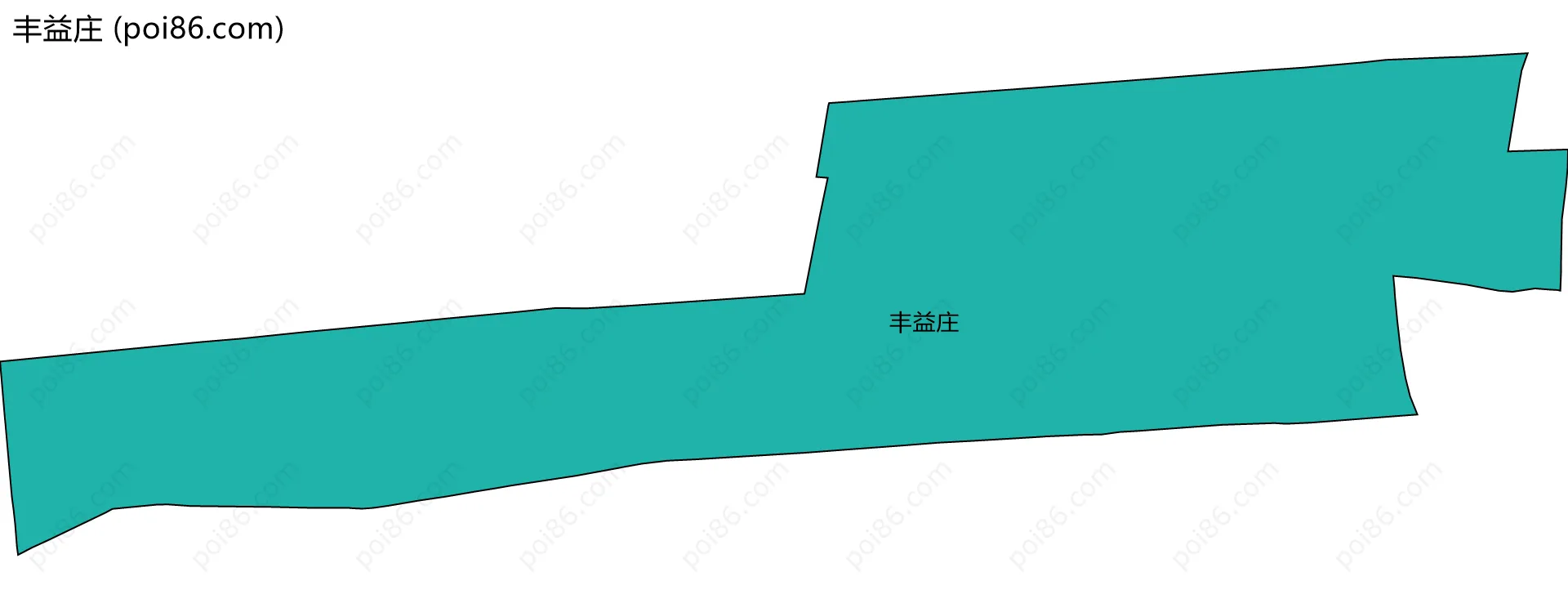 丰益庄边界地图