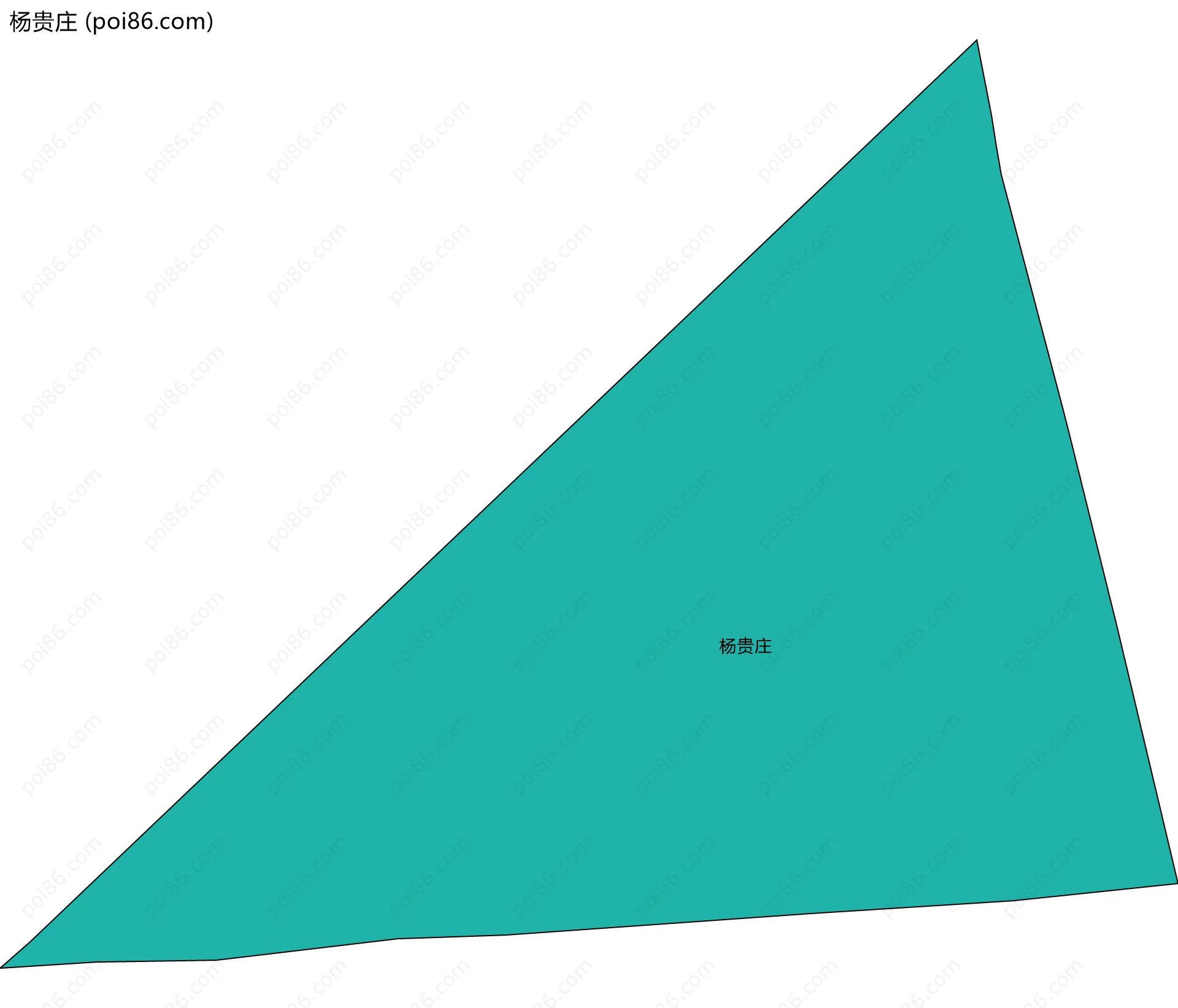 杨贵庄边界地图