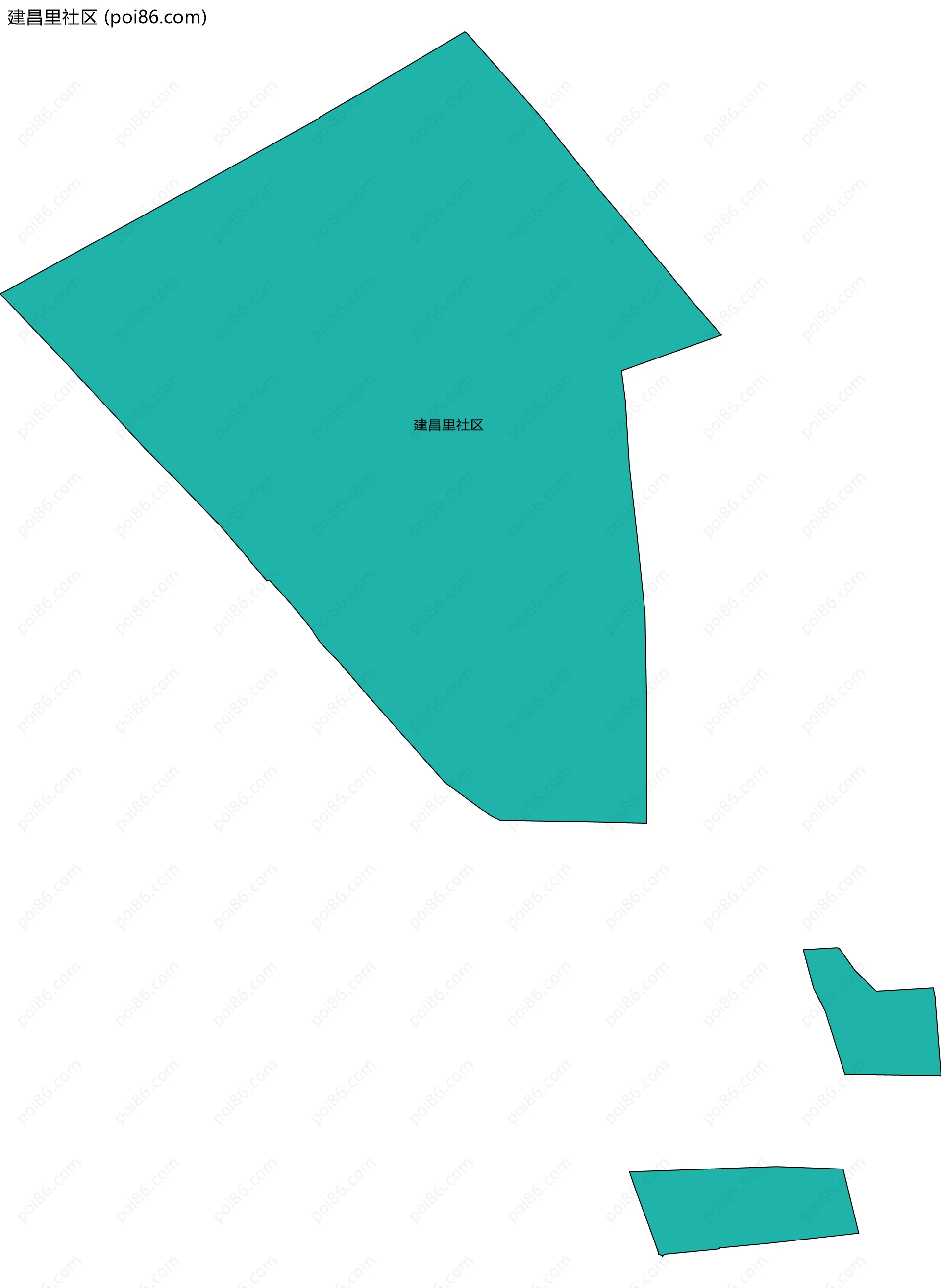 建昌里社区边界地图