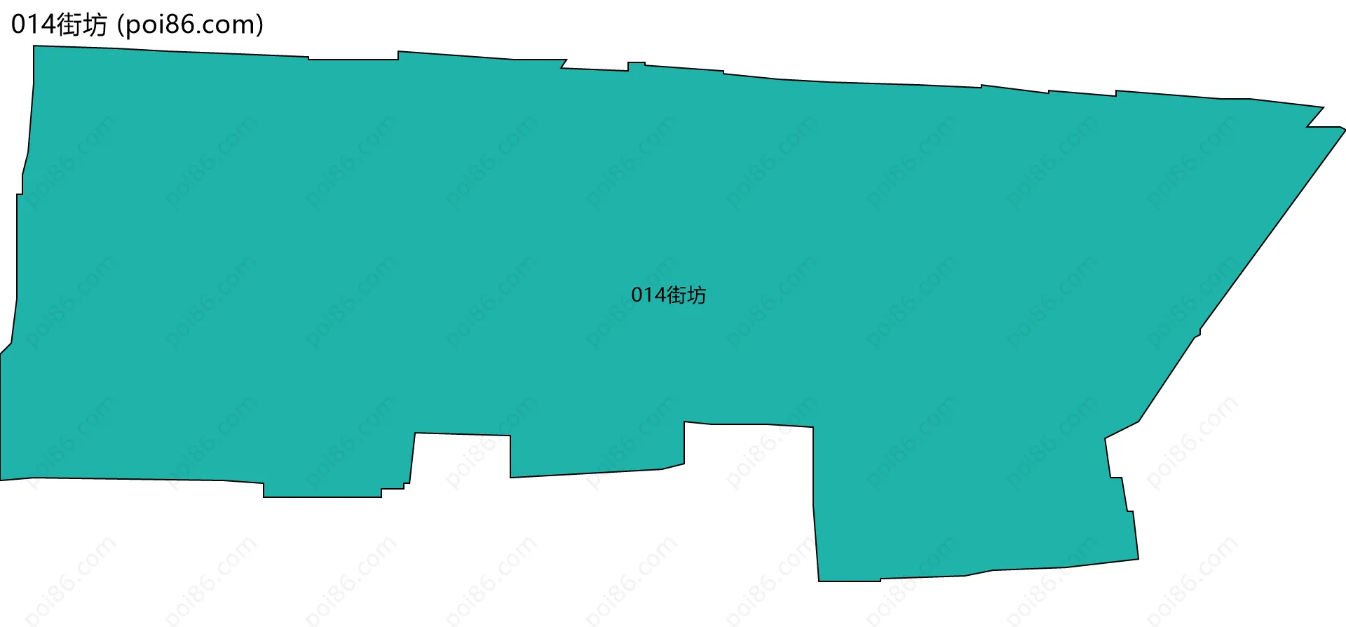014街坊边界地图