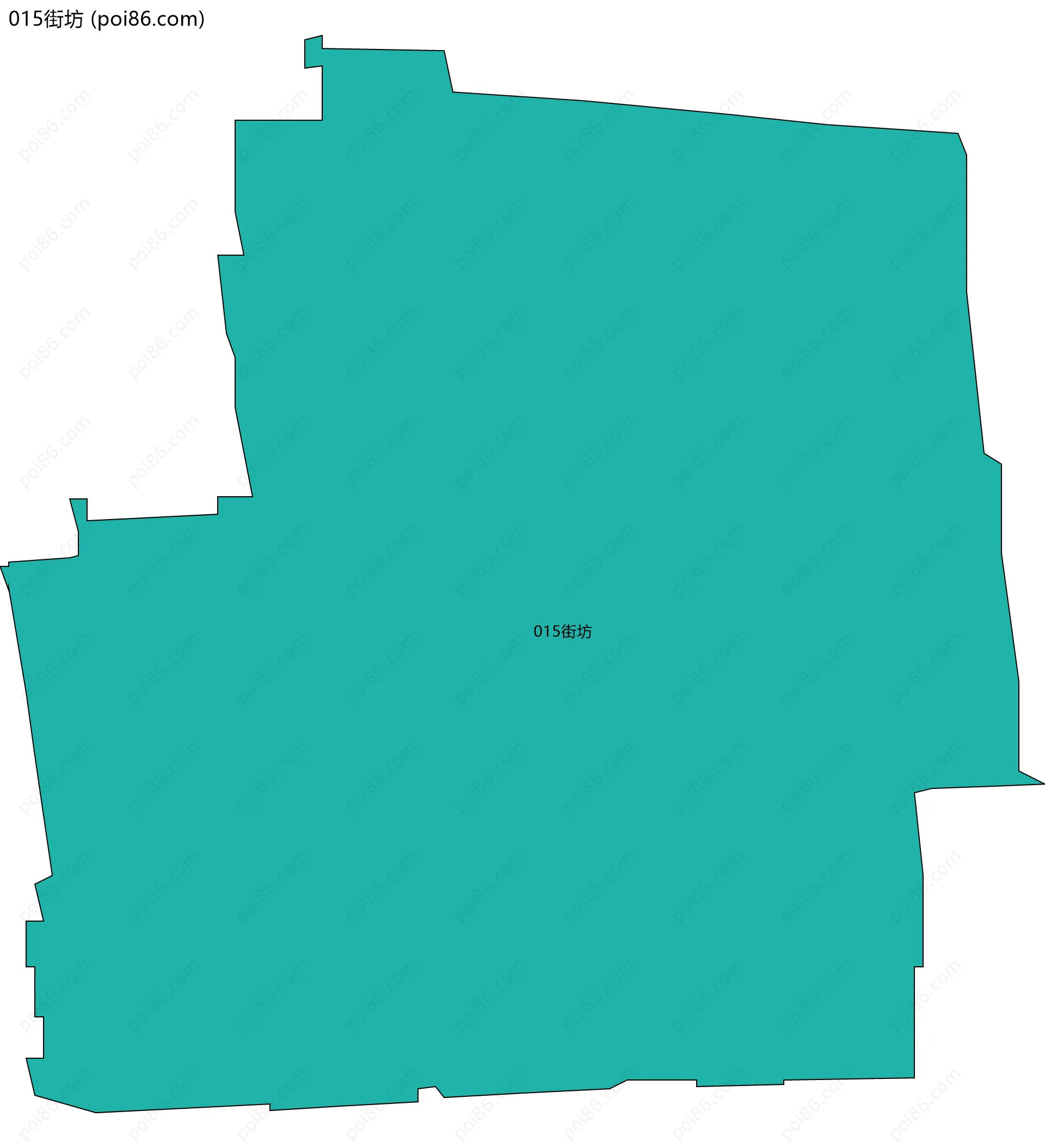 015街坊边界地图