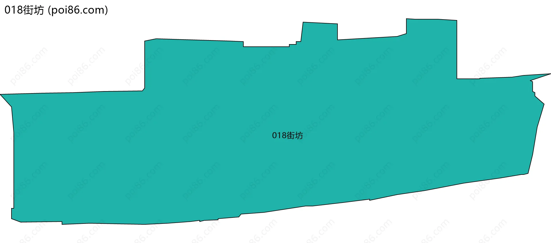 018街坊边界地图