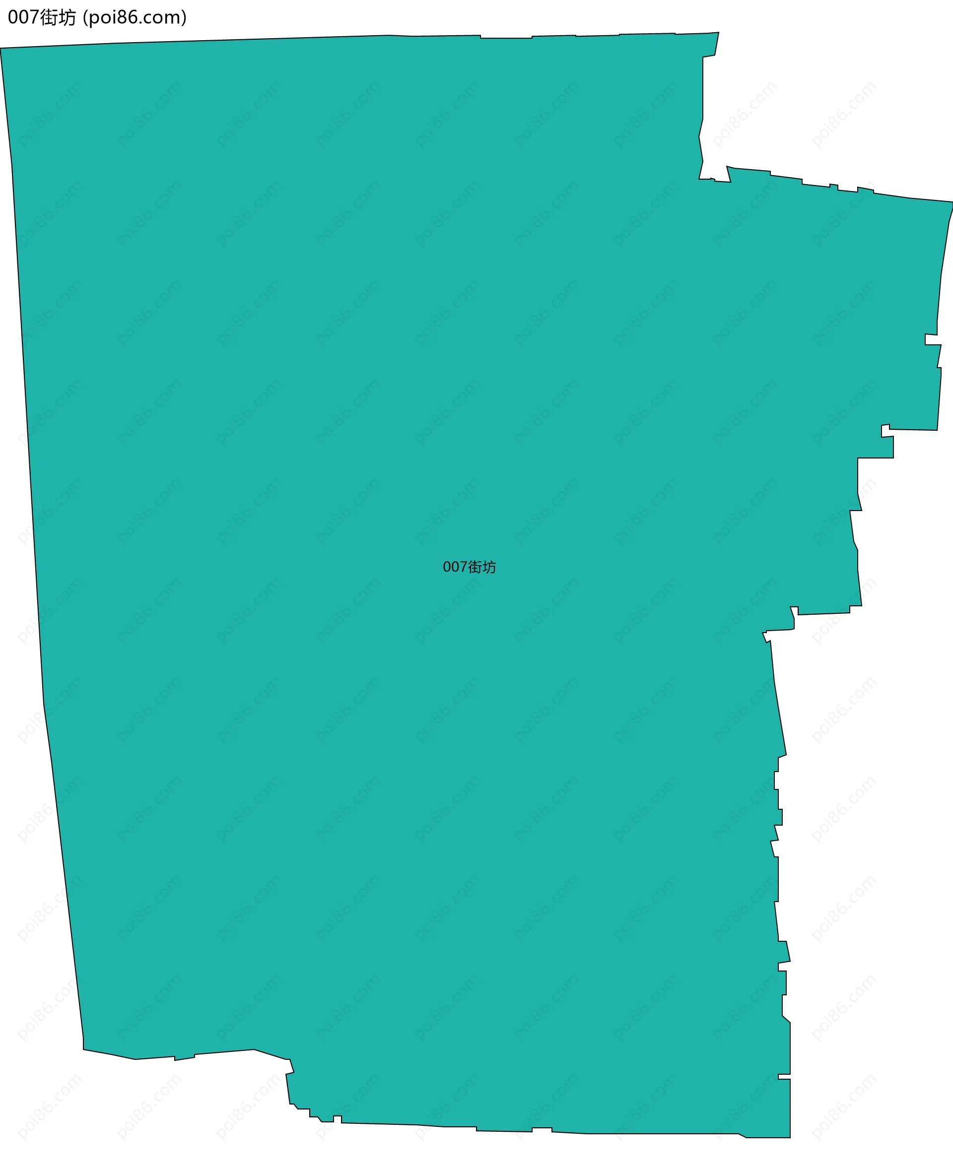 007街坊边界地图