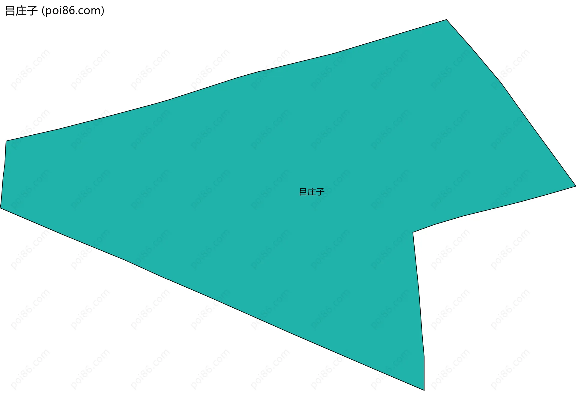 吕庄子边界地图