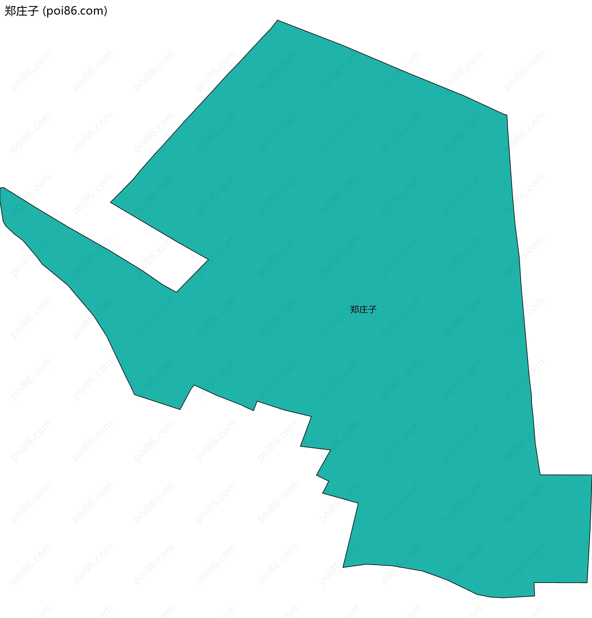 郑庄子边界地图