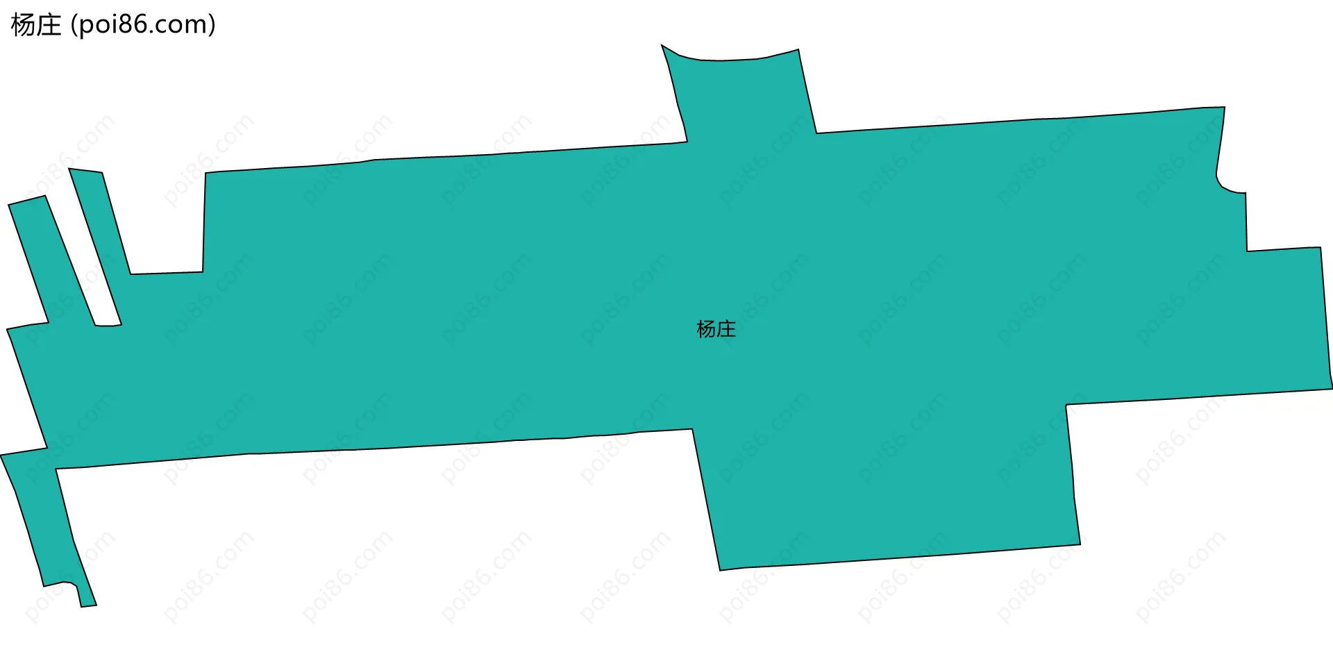 杨庄边界地图