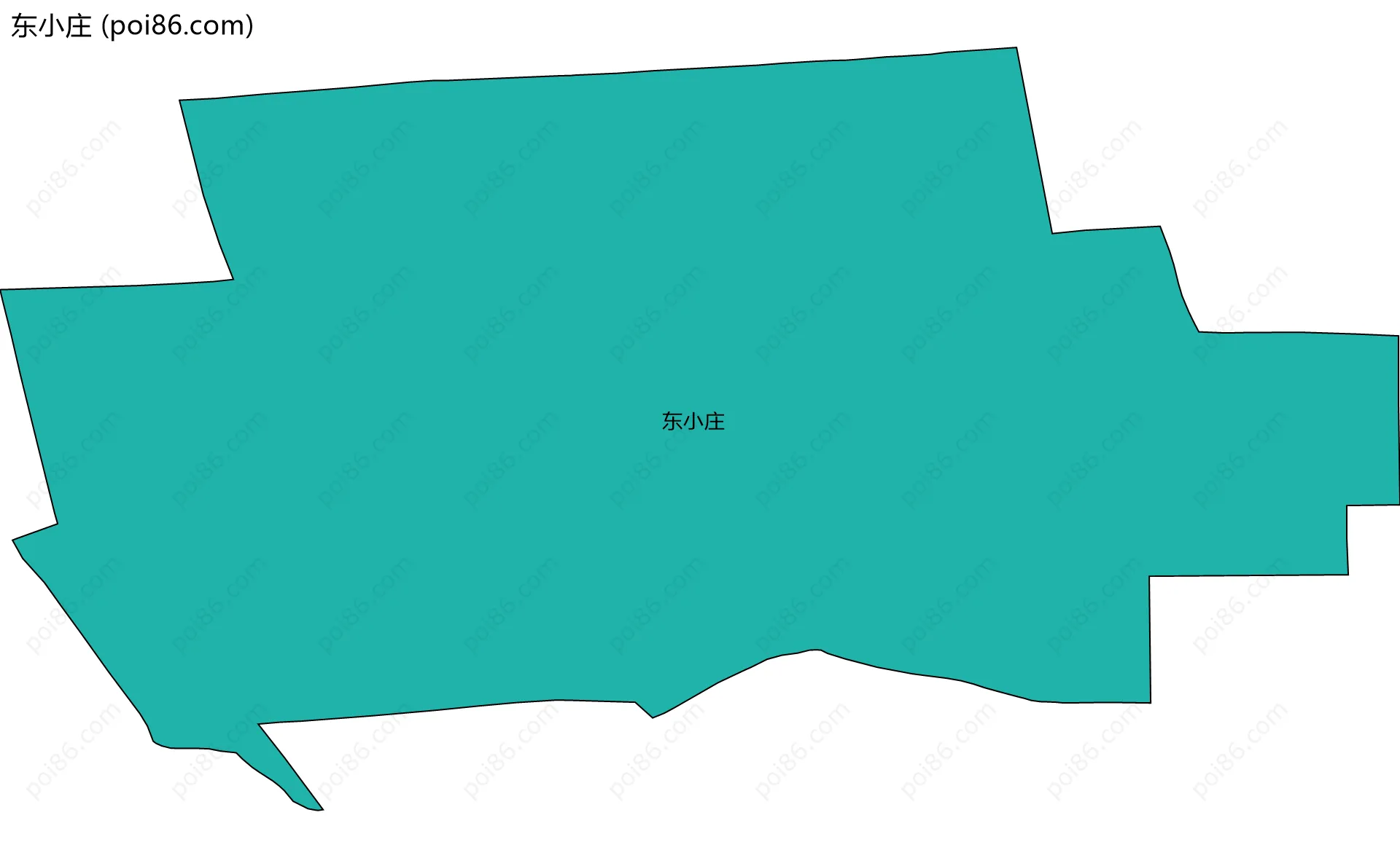 东小庄边界地图