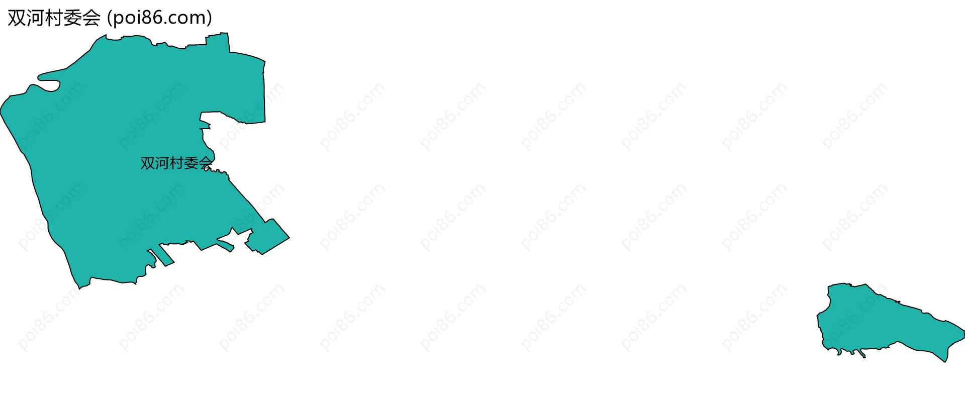 双河村委会边界地图