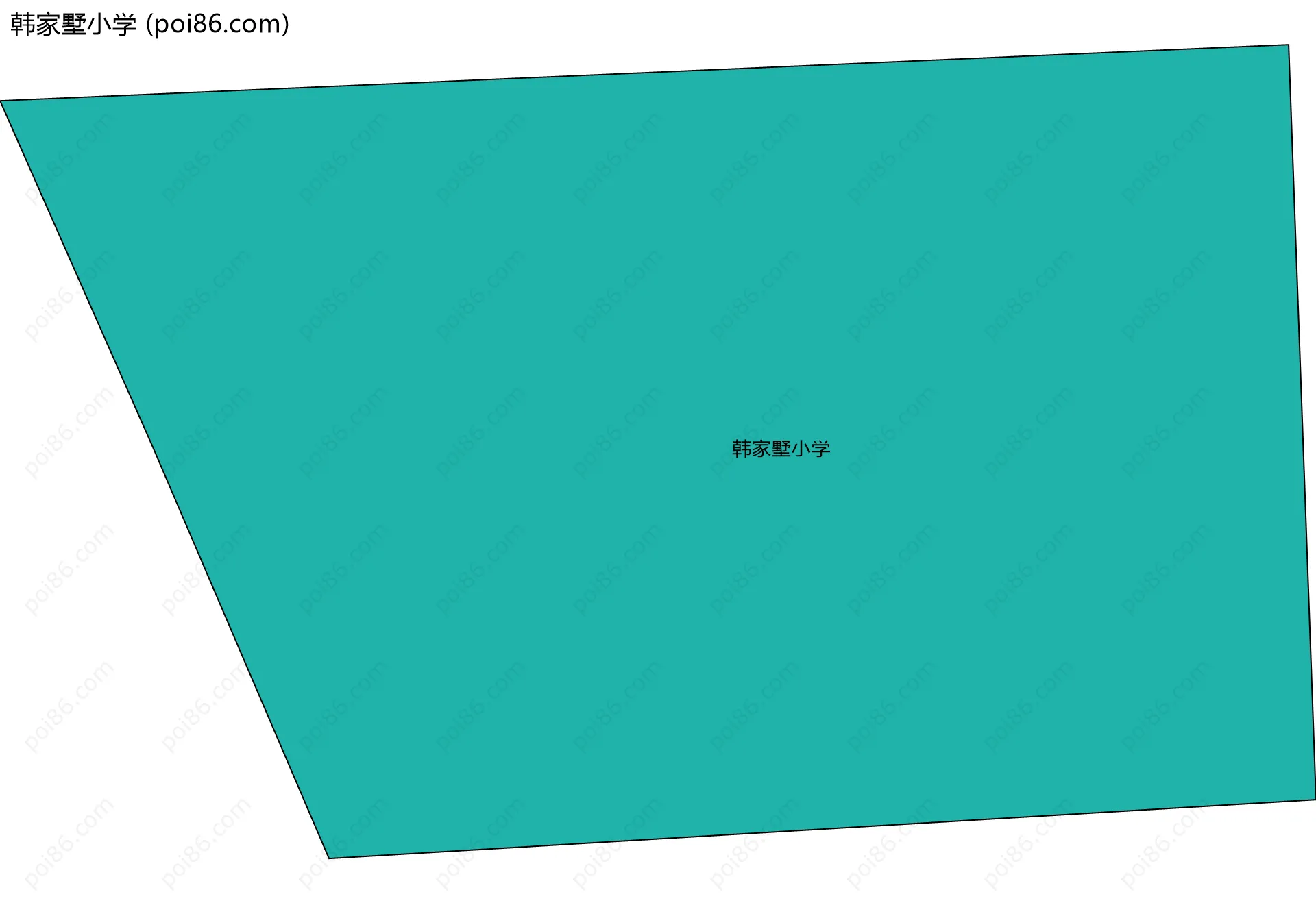 韩家墅小学边界地图
