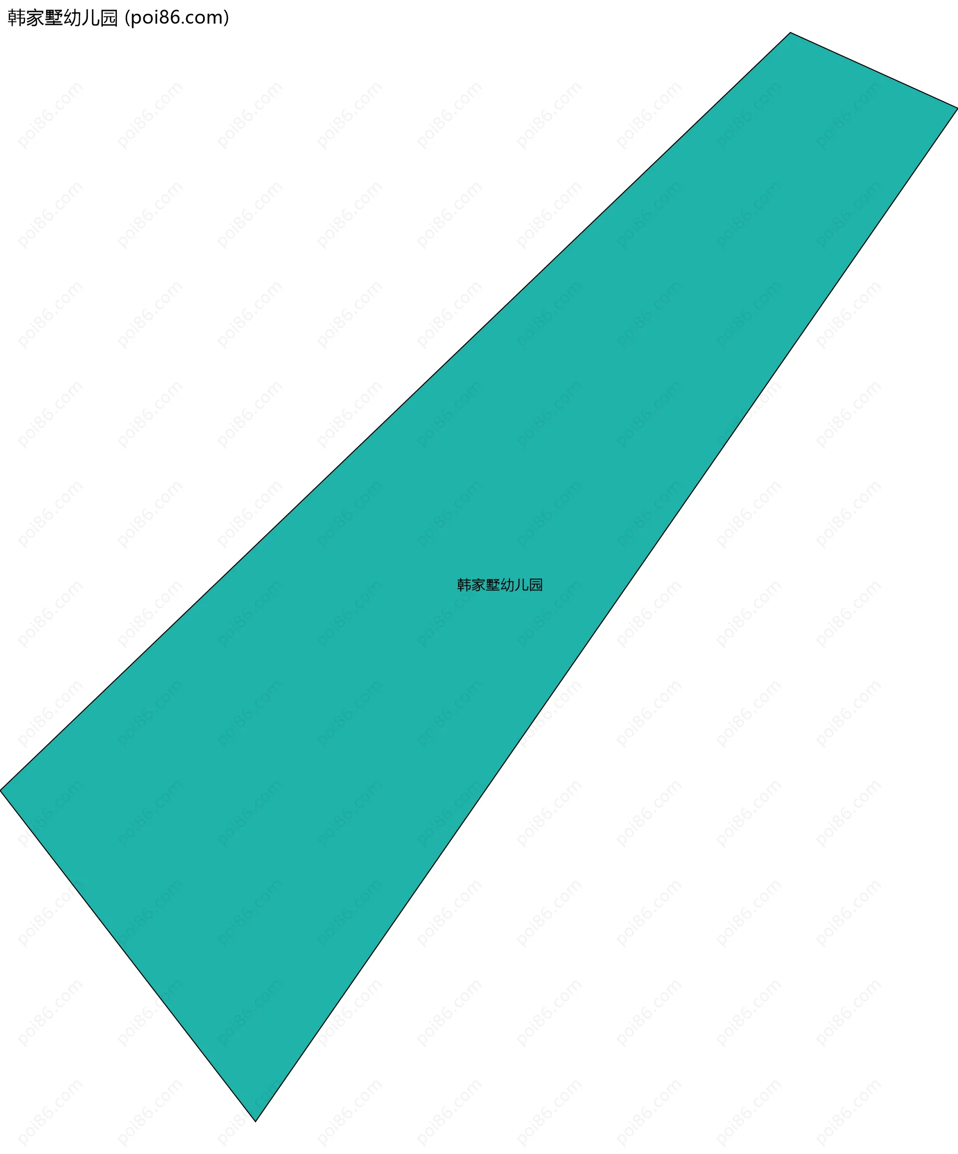 韩家墅幼儿园边界地图