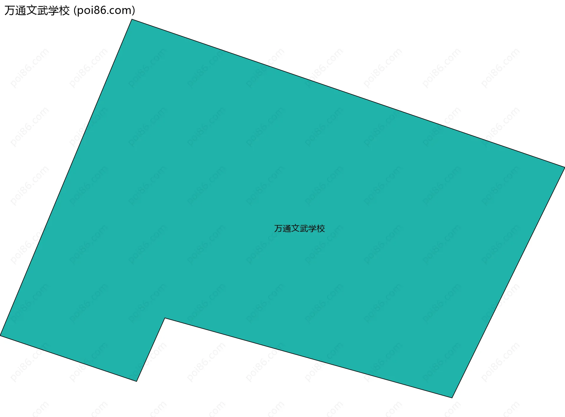 万通文武学校边界地图